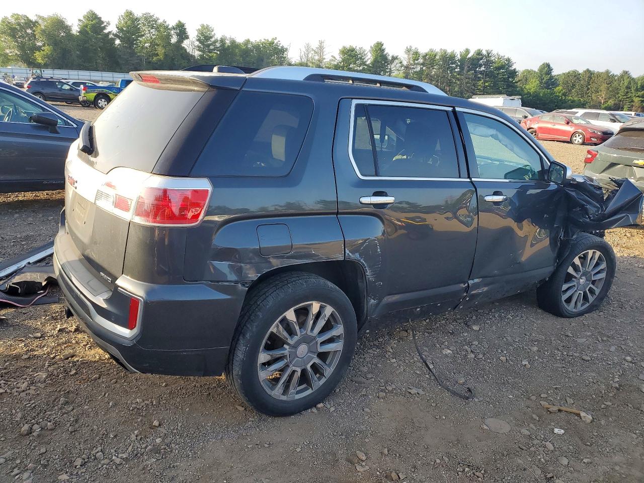 2017 Gmc Terrain Denali Gray vin: 2GKFLVE35H6115752