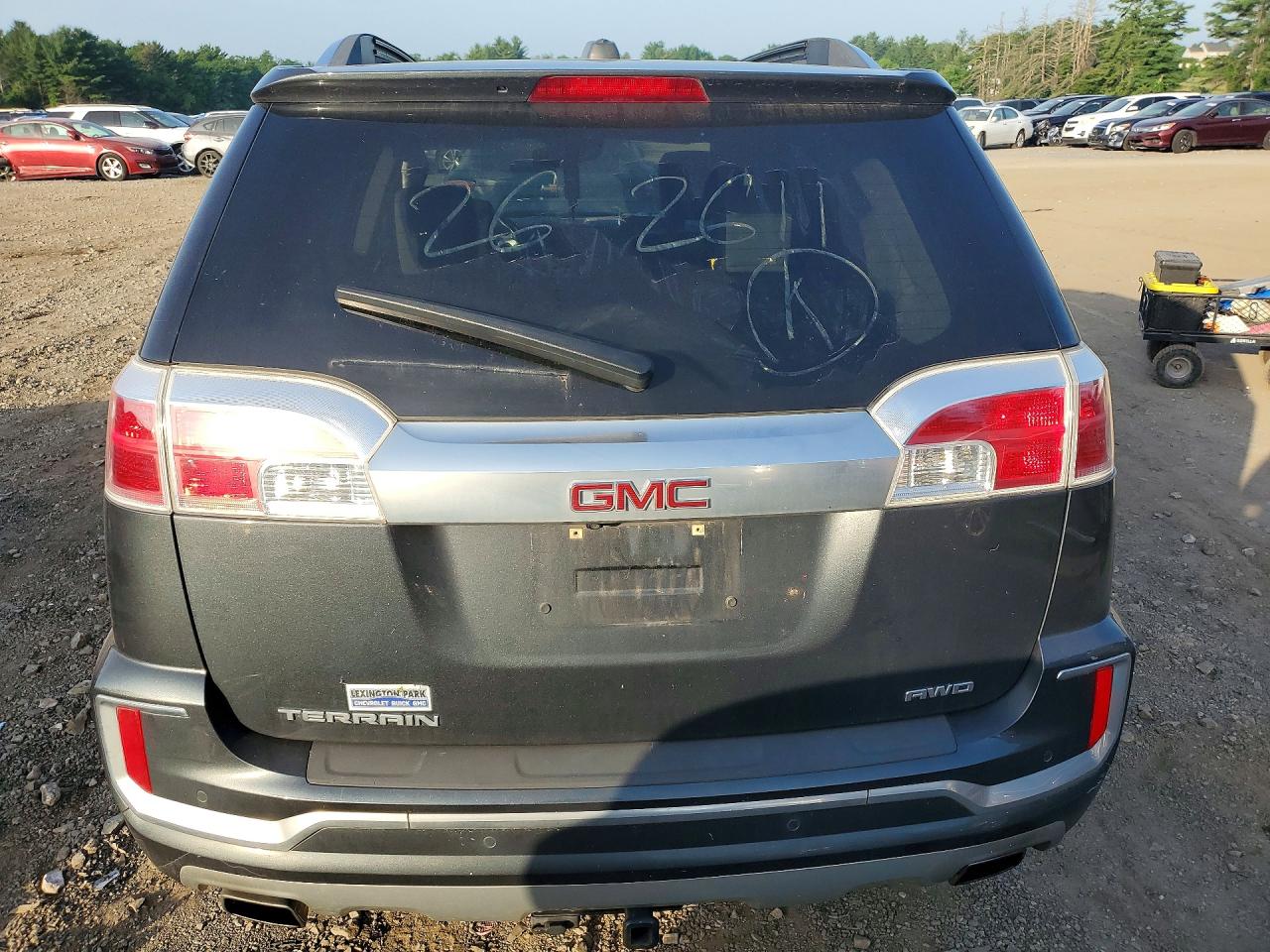 2017 Gmc Terrain Denali Gray vin: 2GKFLVE35H6115752