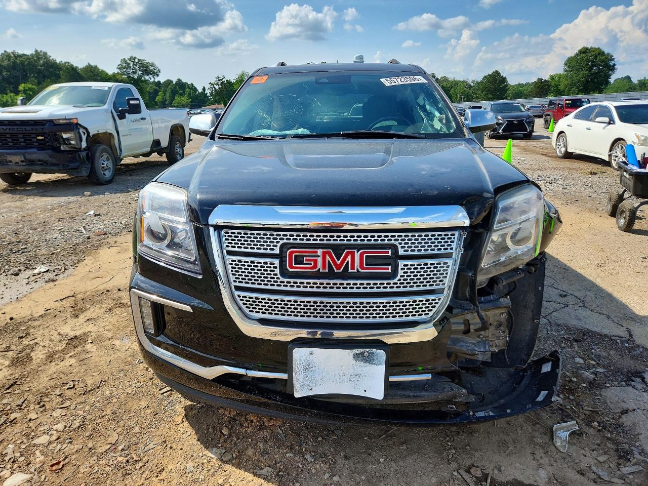 2017 Gmc Terrain Denali Black vin: 2GKFLVE36H6315099