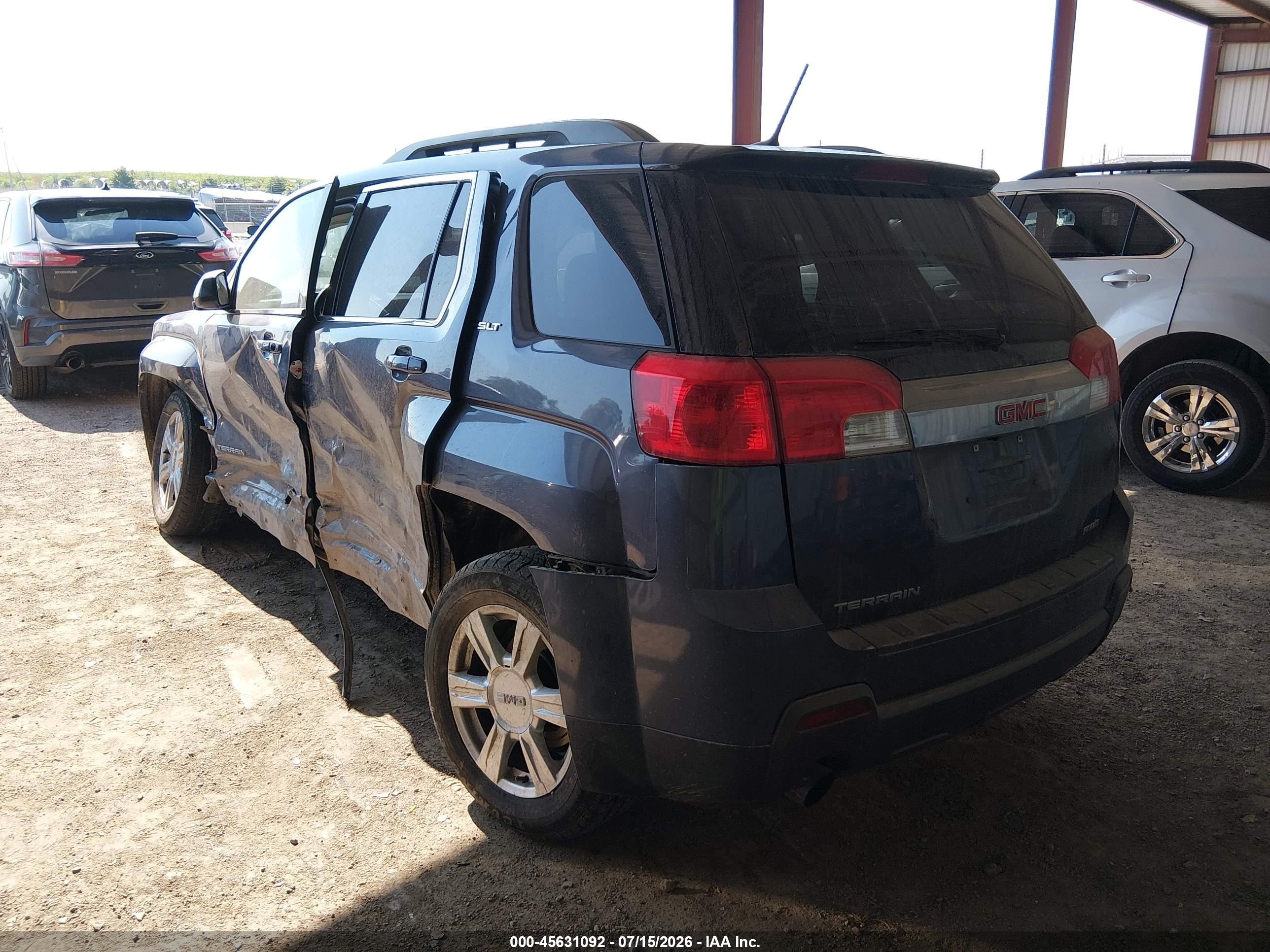 2013 Gmc Terrain Slt-1 Dark Blue vin: 2GKFLVE38D6361527