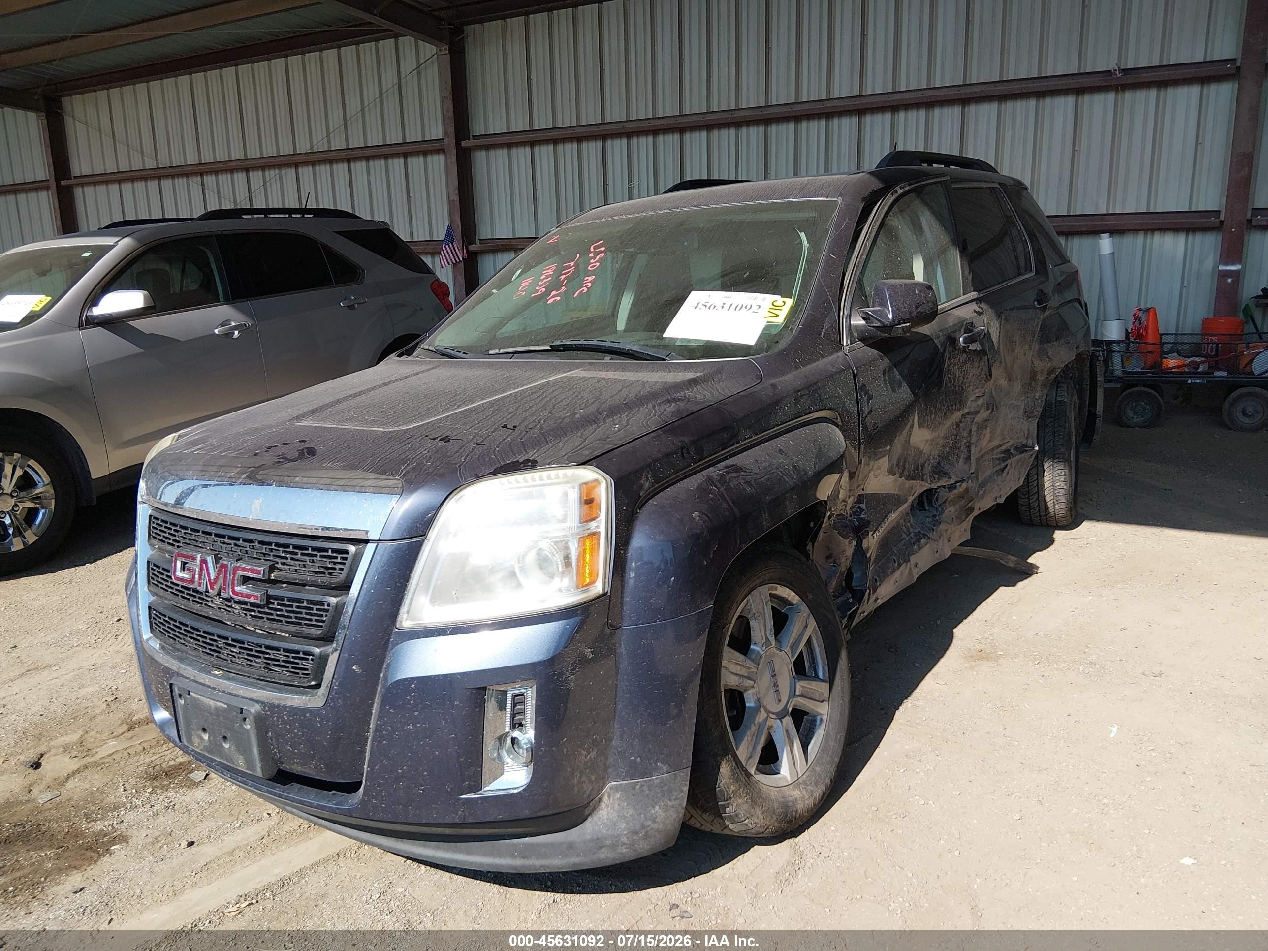 2013 Gmc Terrain Slt-1 Dark Blue vin: 2GKFLVE38D6361527