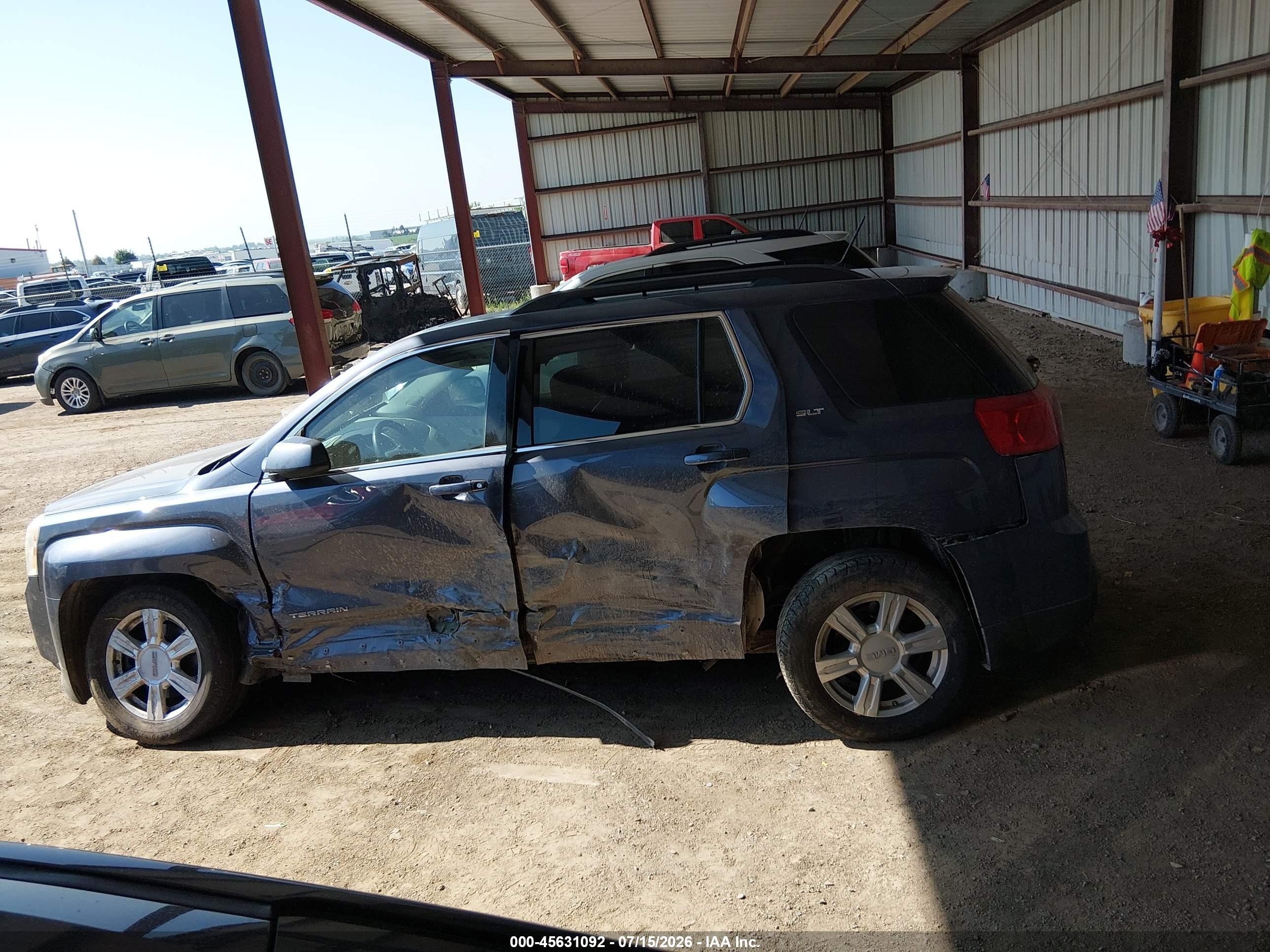 2013 Gmc Terrain Slt-1 Dark Blue vin: 2GKFLVE38D6361527