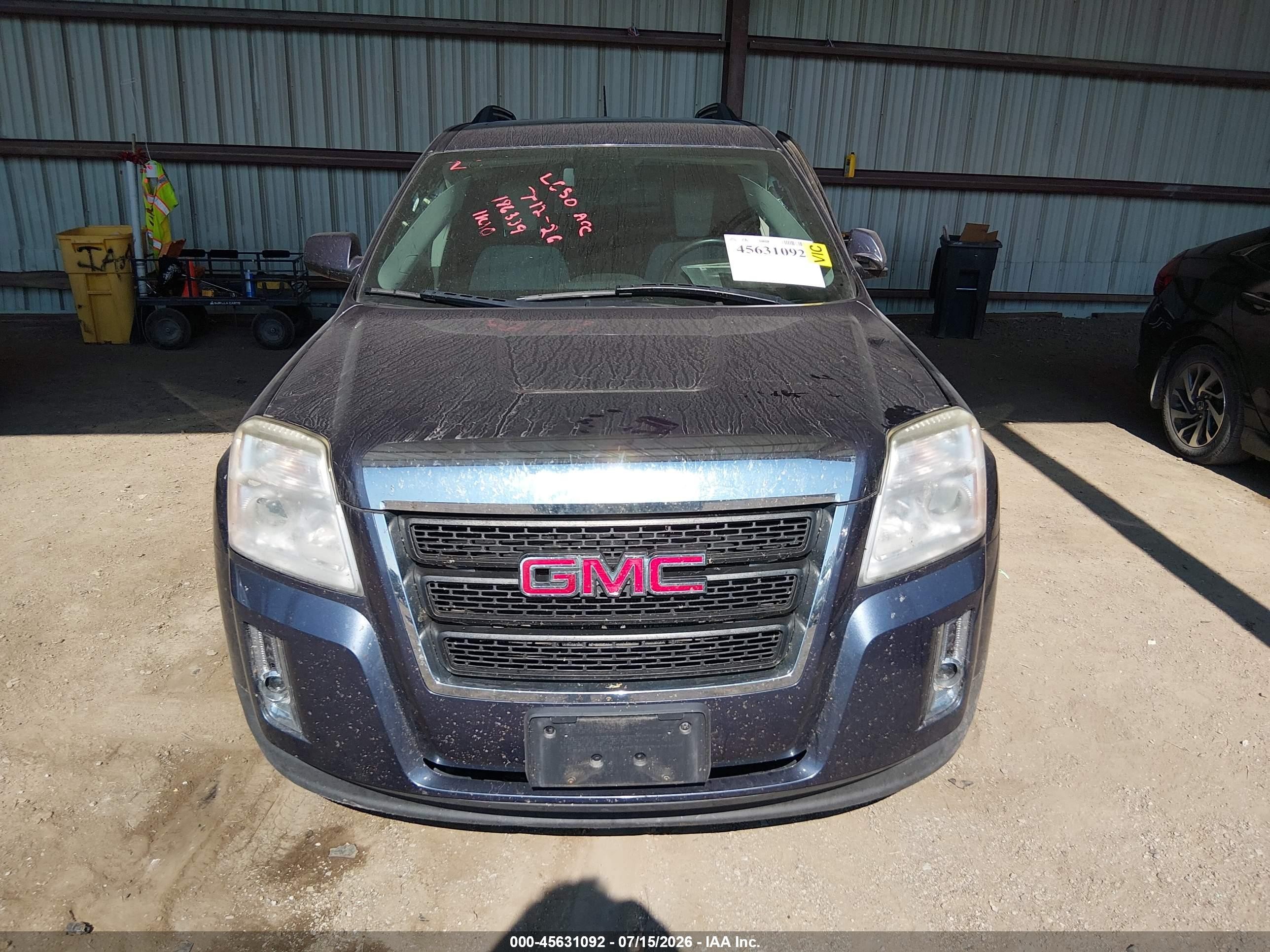 2013 Gmc Terrain Slt-1 Dark Blue vin: 2GKFLVE38D6361527