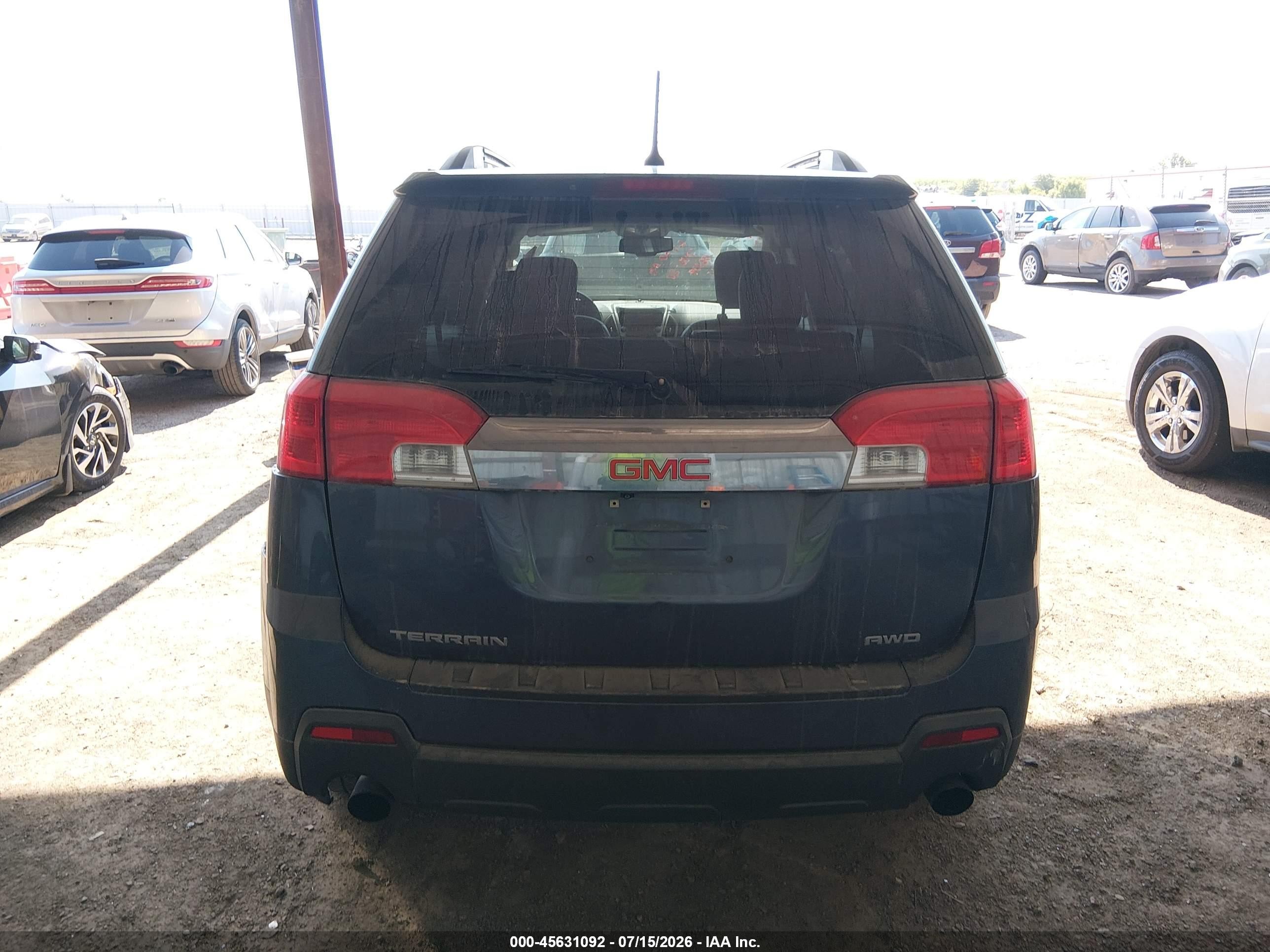 2013 Gmc Terrain Slt-1 Dark Blue vin: 2GKFLVE38D6361527