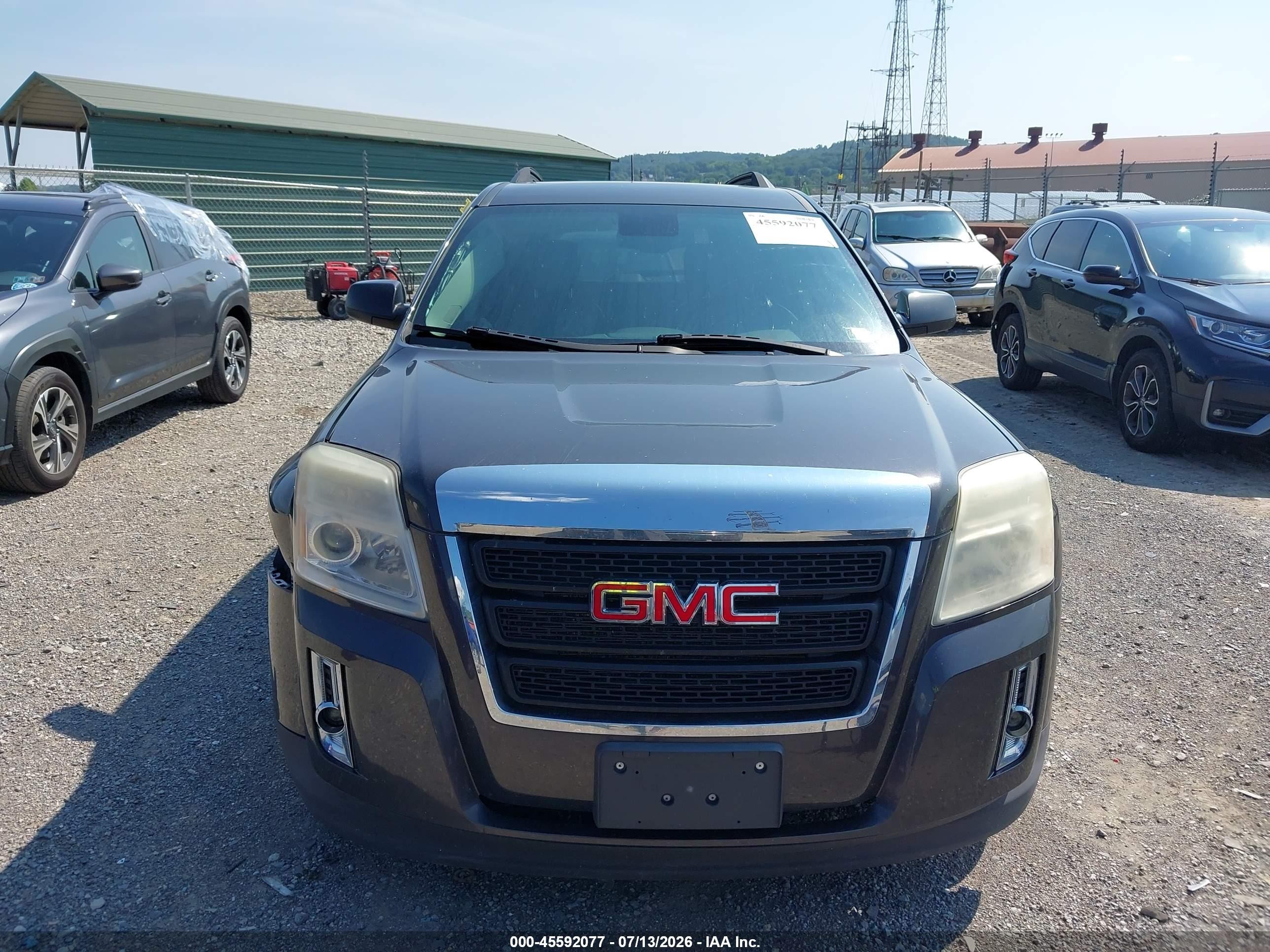 2013 Gmc Terrain Slt-1 Gray vin: 2GKFLVE39D6209837