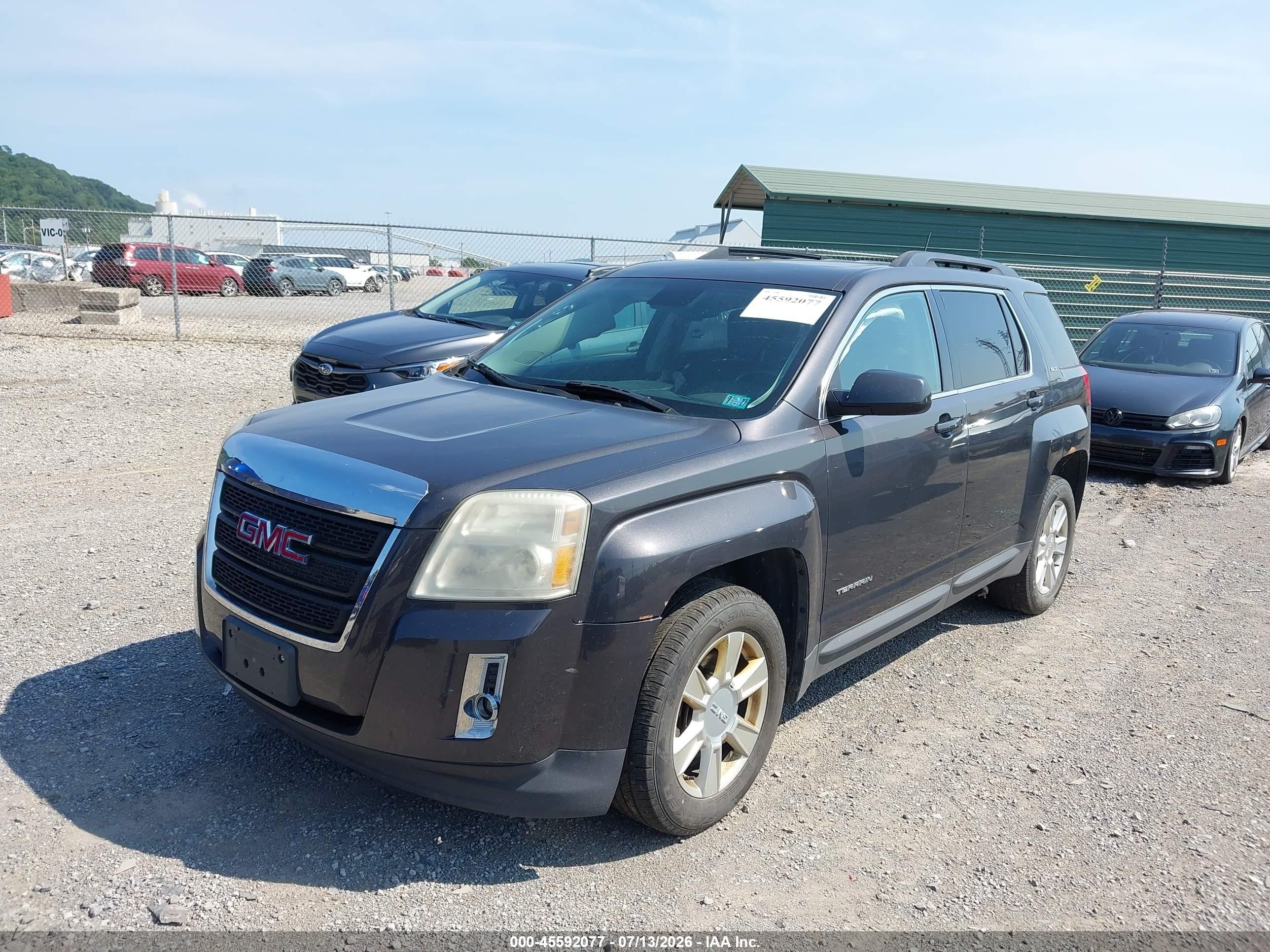 2013 Gmc Terrain Slt-1 Gray vin: 2GKFLVE39D6209837