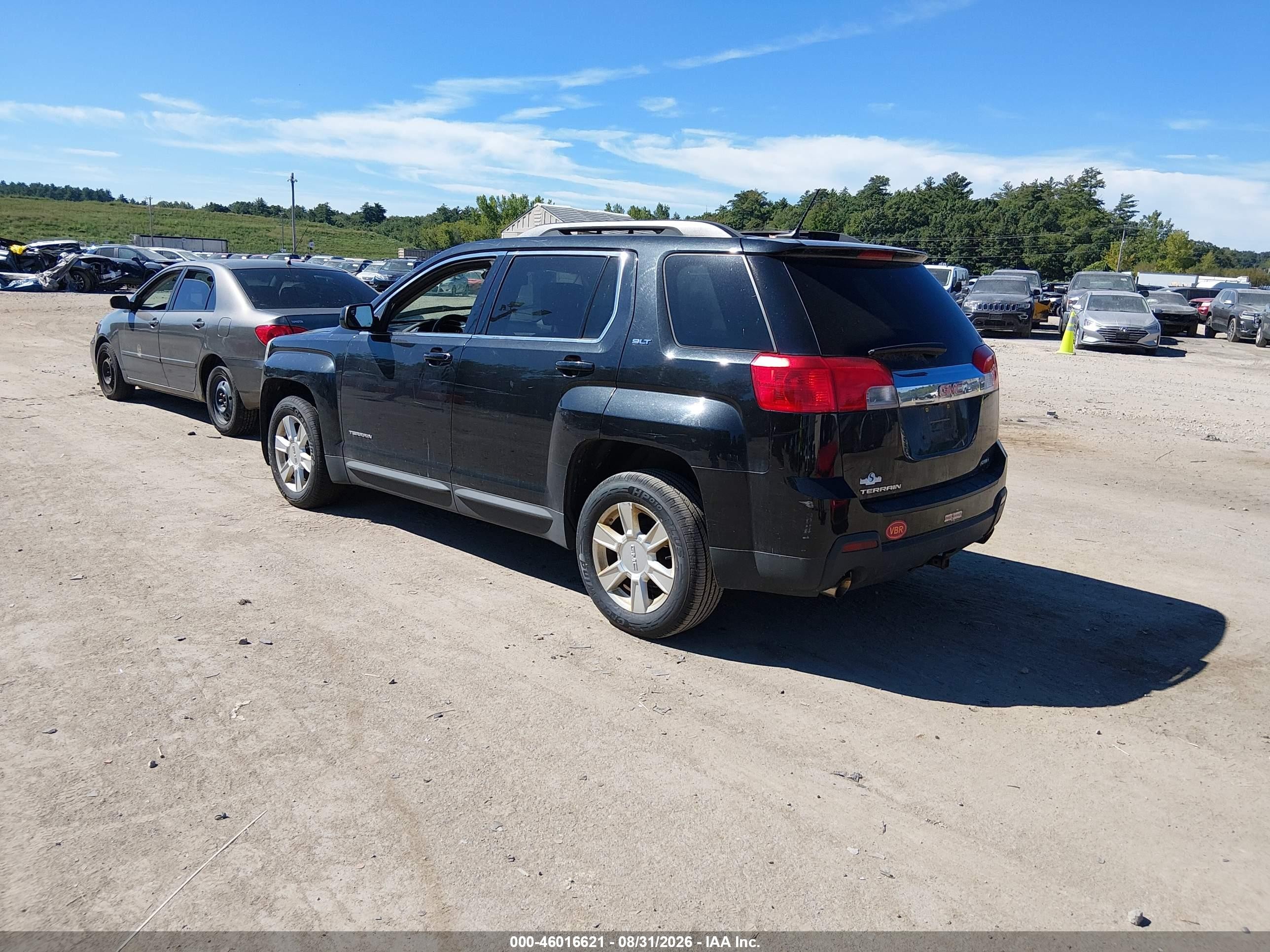 2013 Gmc Terrain Slt-1 Black vin: 2GKFLVE39D6388994