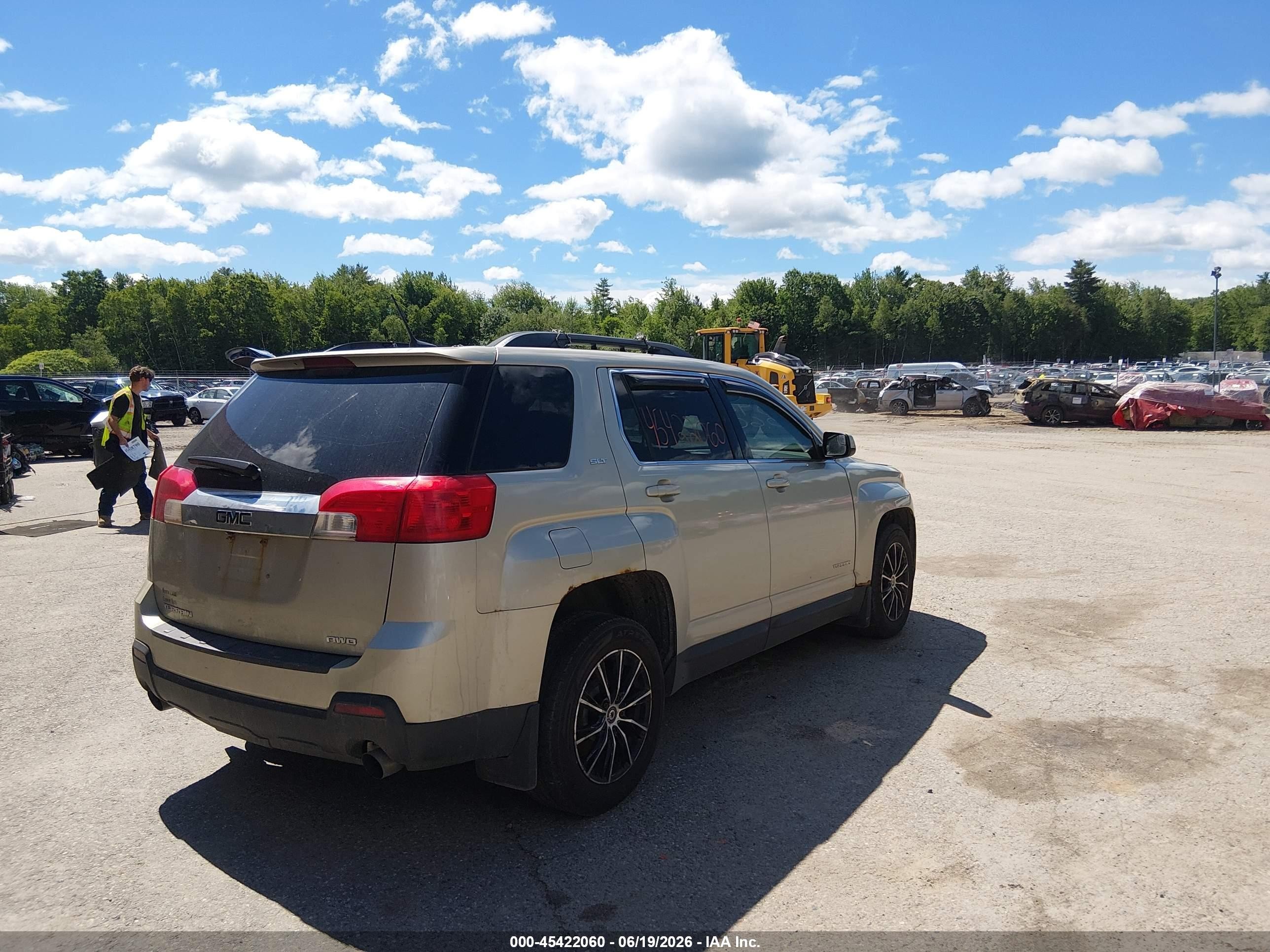 2013 Gmc Terrain Slt-1 Gold vin: 2GKFLVE3XD6294431