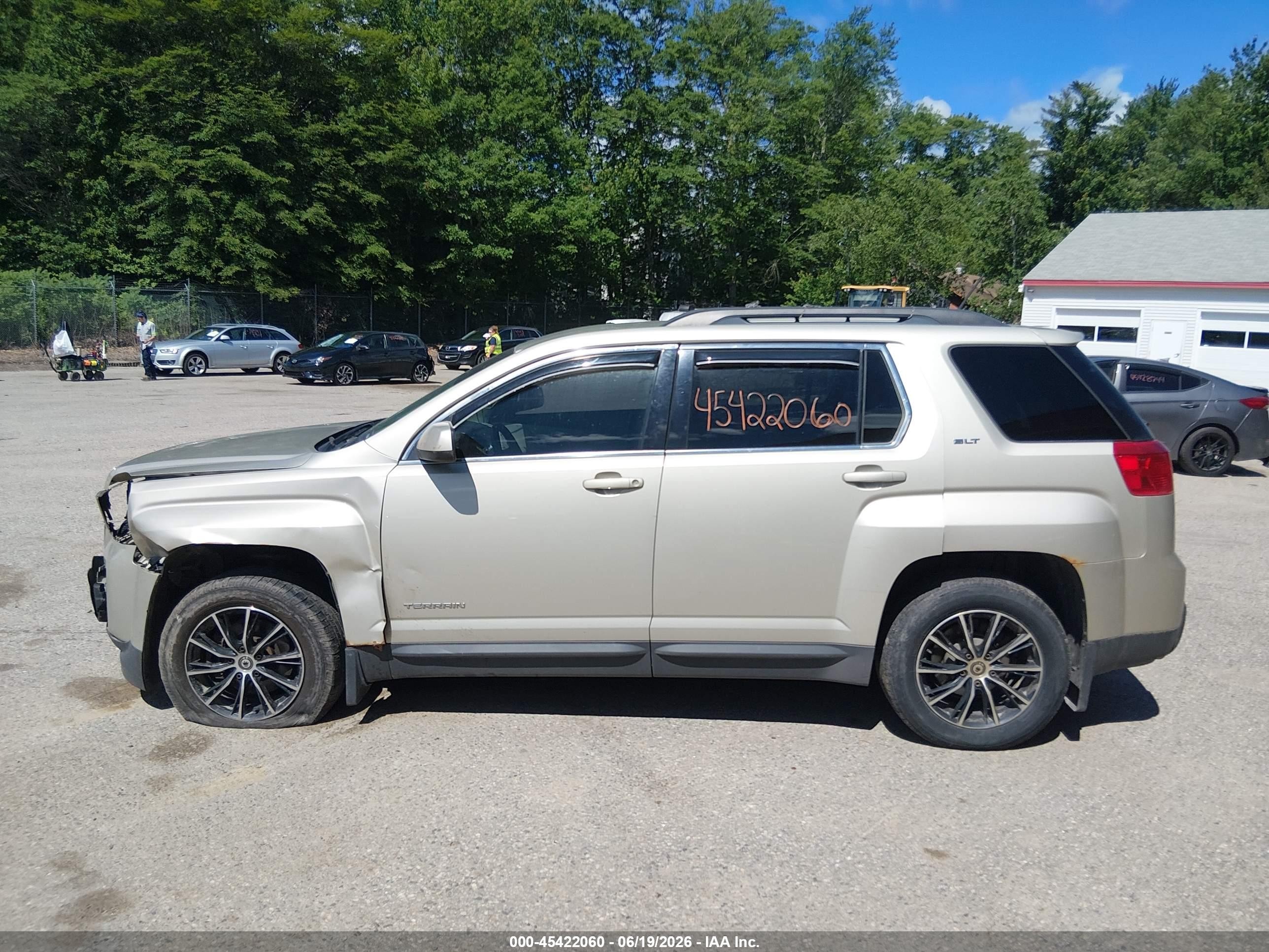 2013 Gmc Terrain Slt-1 Gold vin: 2GKFLVE3XD6294431