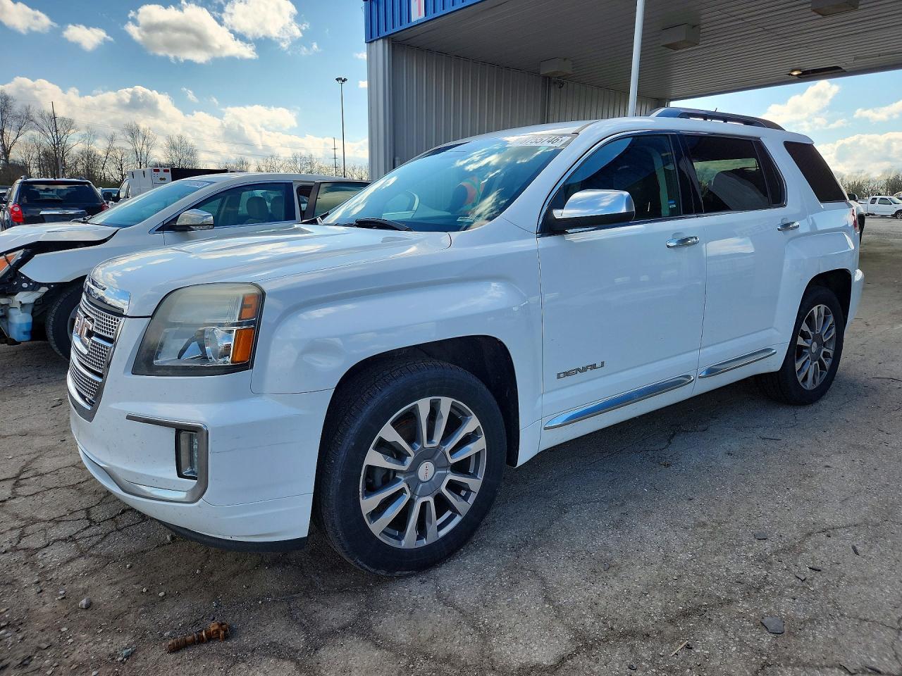 2016 Gmc Terrain Denali White vin: 2GKFLVE3XG6203260