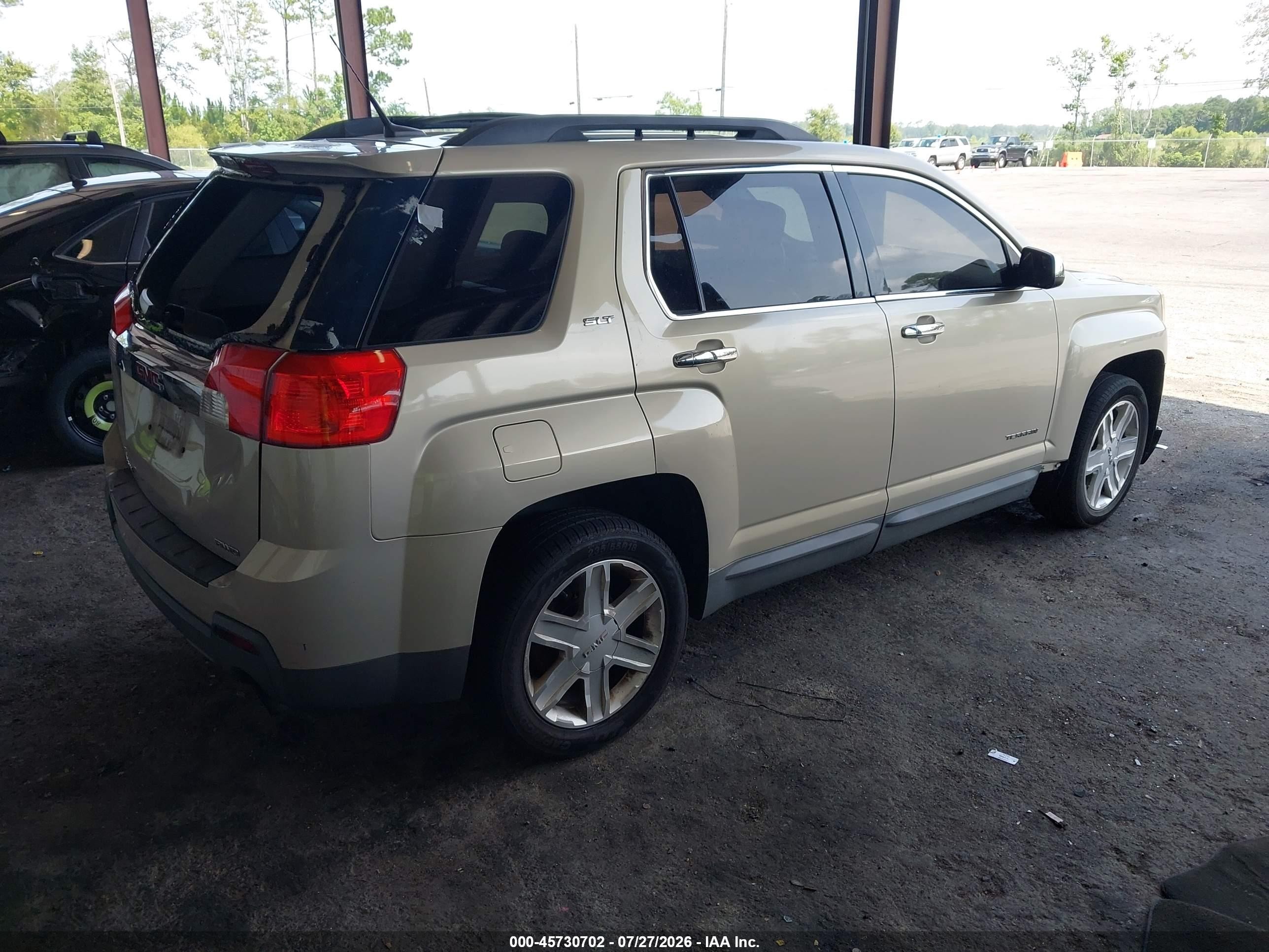 2012 Gmc Terrain Slt-1 Золотой vin: 2GKFLVE50C6192068
