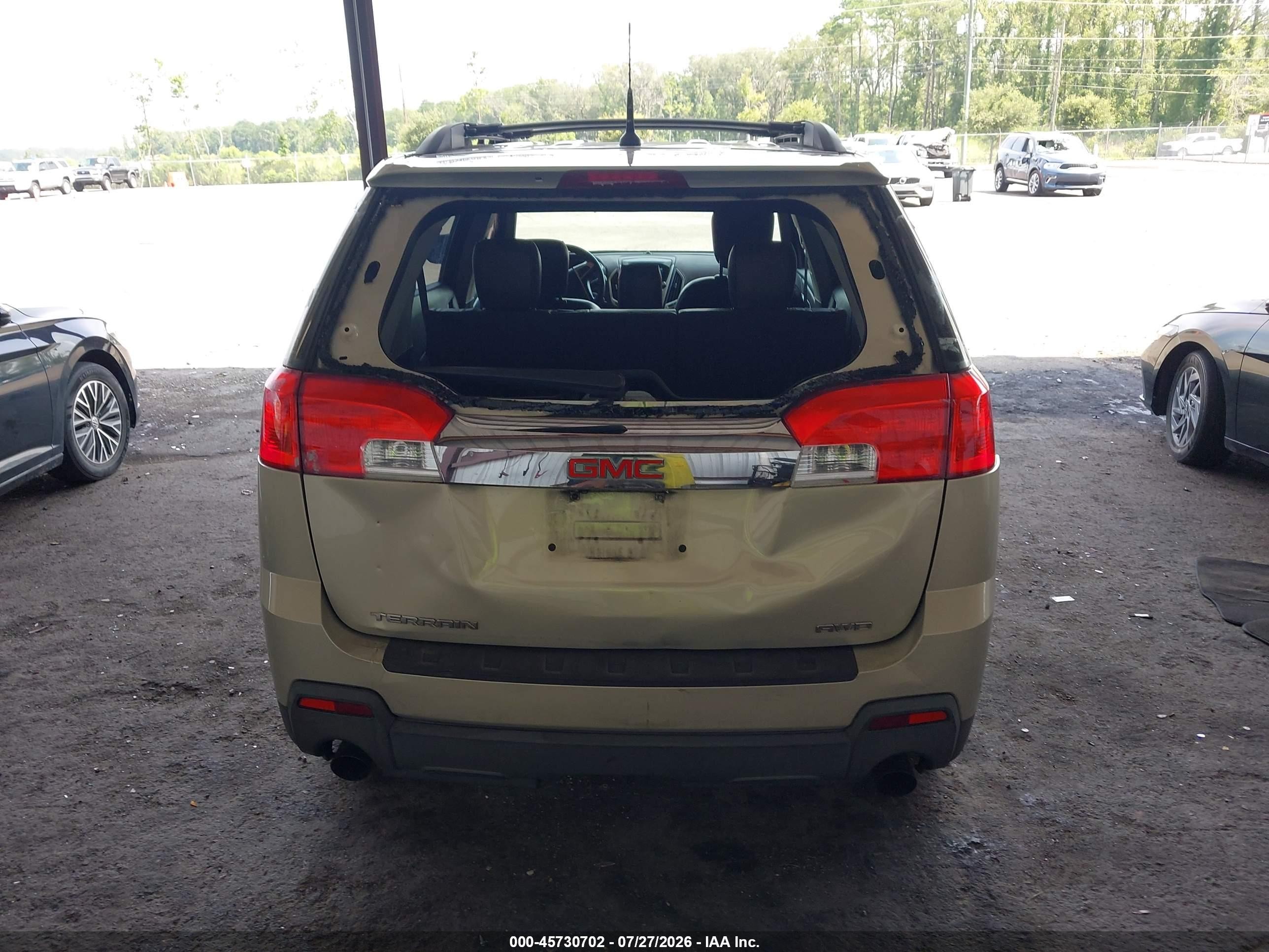 2012 Gmc Terrain Slt-1 Золотой vin: 2GKFLVE50C6192068