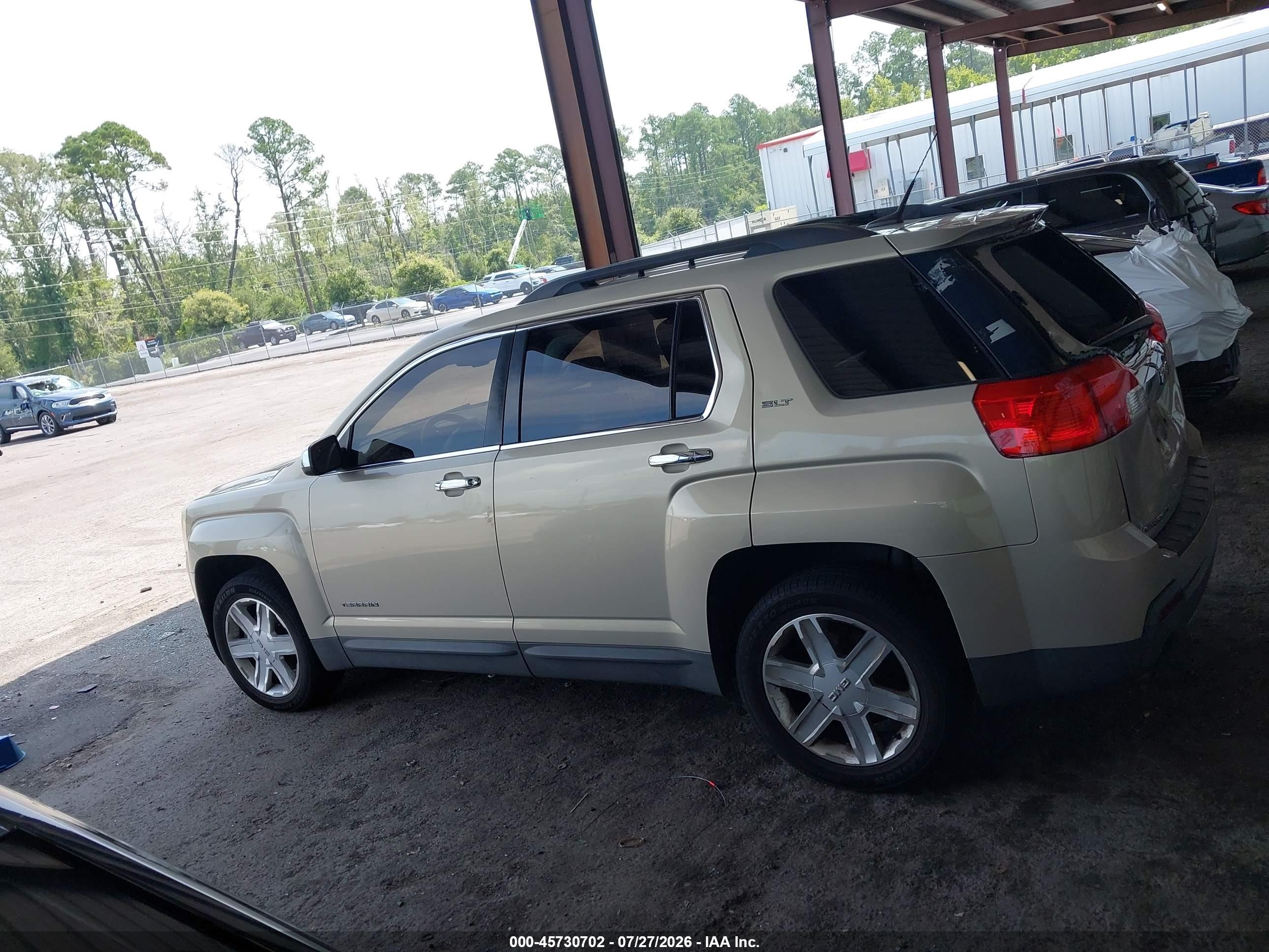 2012 Gmc Terrain Slt-1 Золотой vin: 2GKFLVE50C6192068