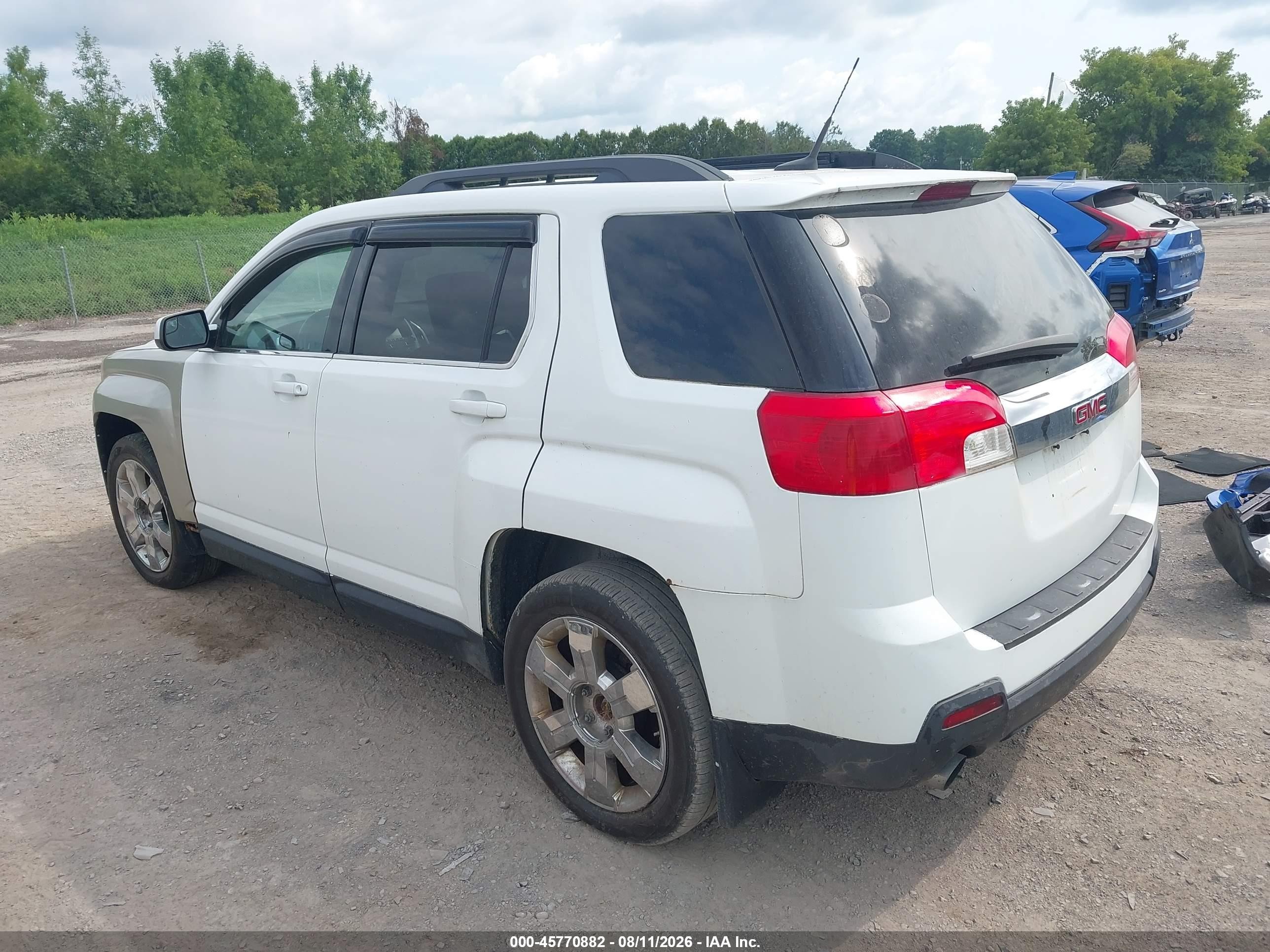 2012 Gmc Terrain Slt-1 White vin: 2GKFLVE50C6206793