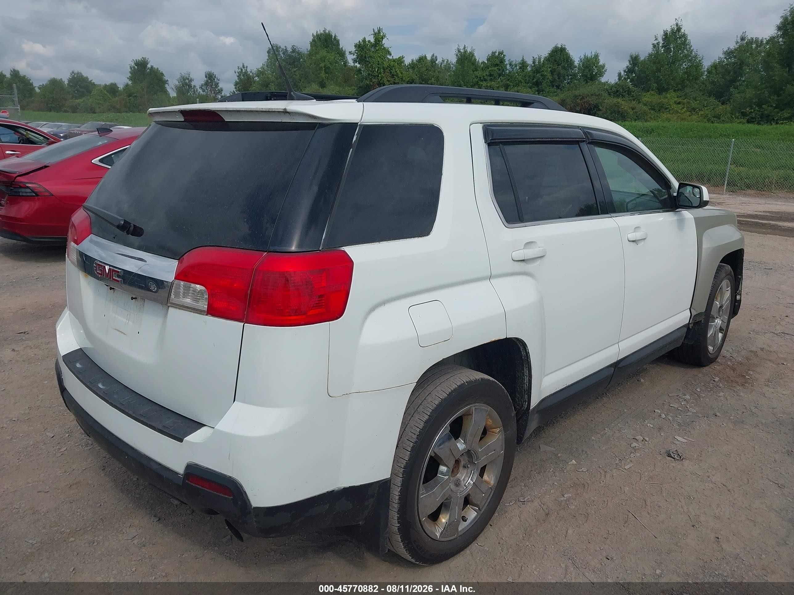 2012 Gmc Terrain Slt-1 White vin: 2GKFLVE50C6206793
