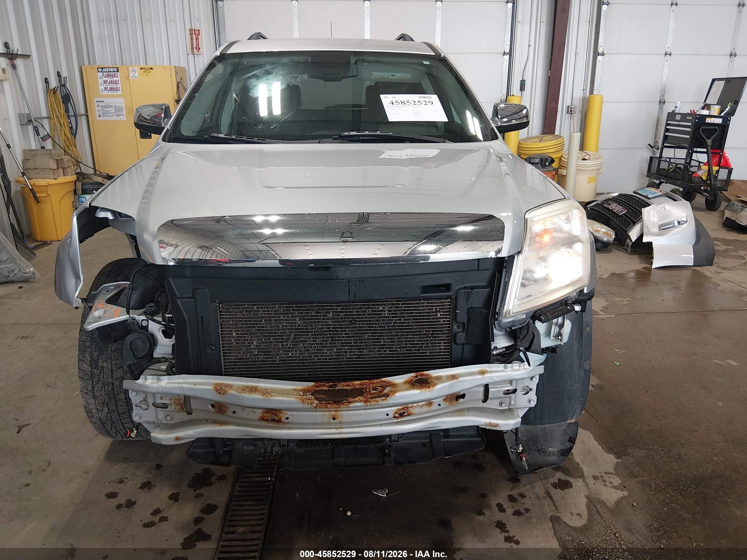 2012 Gmc Terrain Slt-1 Silver vin: 2GKFLVE59C6237878