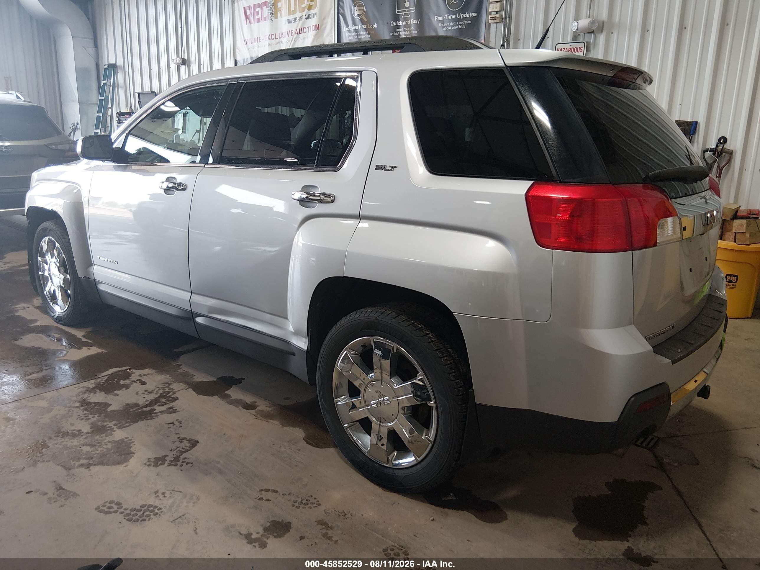 2012 Gmc Terrain Slt-1 Silver vin: 2GKFLVE59C6237878