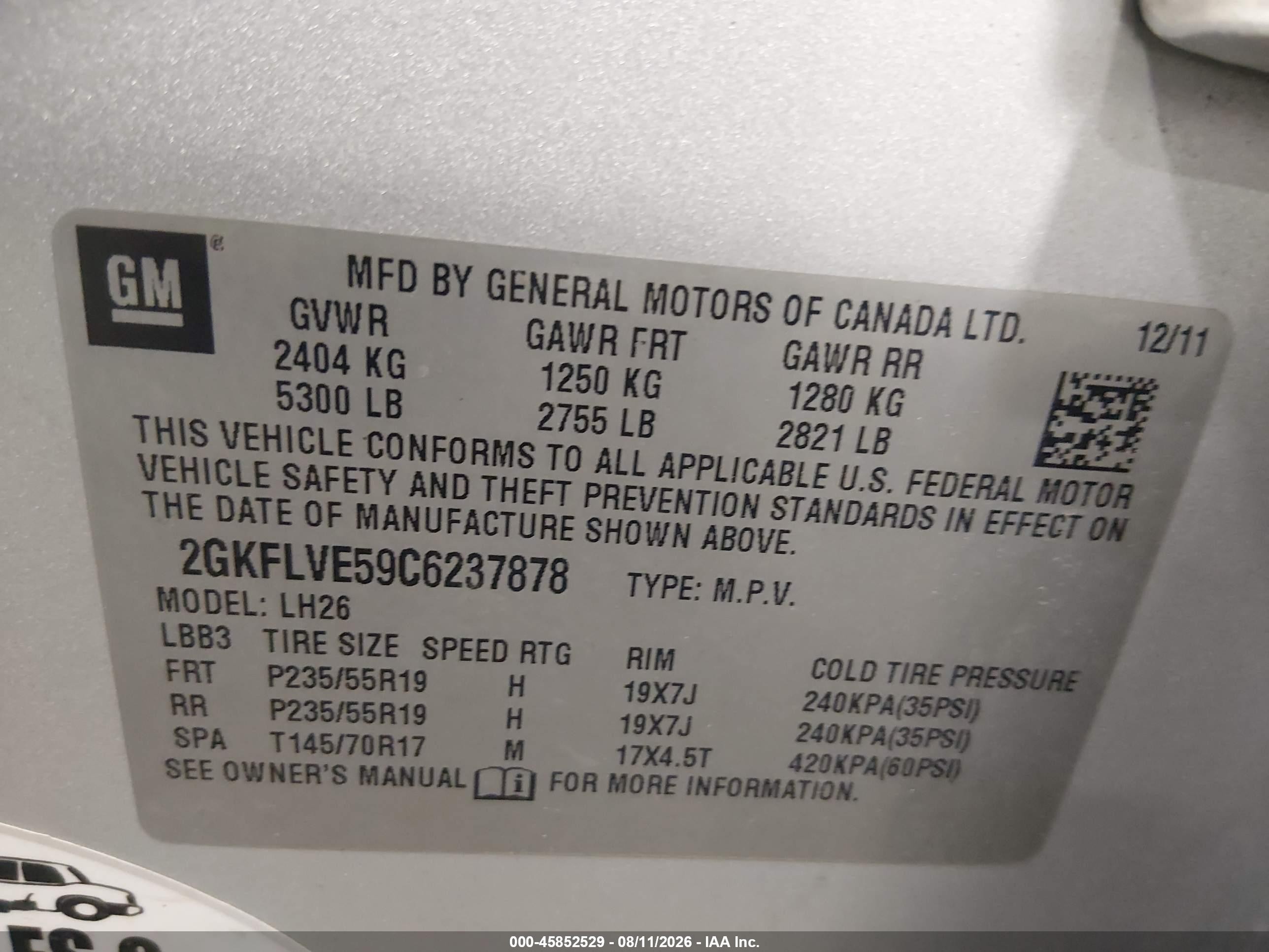 2012 Gmc Terrain Slt-1 Silver vin: 2GKFLVE59C6237878