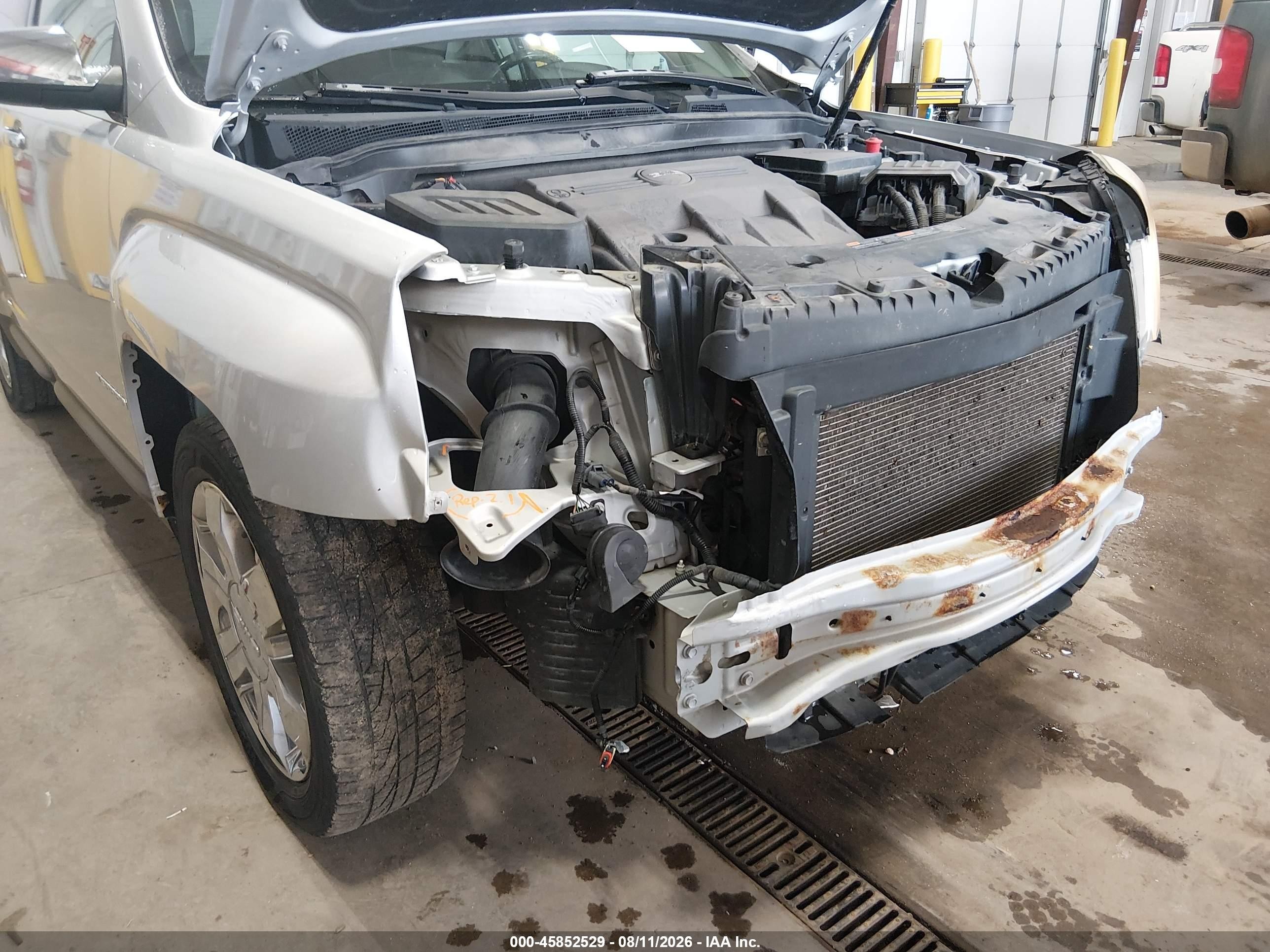 2012 Gmc Terrain Slt-1 Silver vin: 2GKFLVE59C6237878
