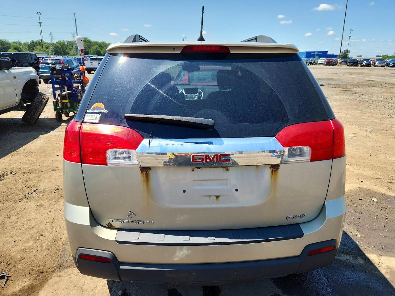 2013 Gmc Terrain Slt Beige vin: 2GKFLVEK0D6207126