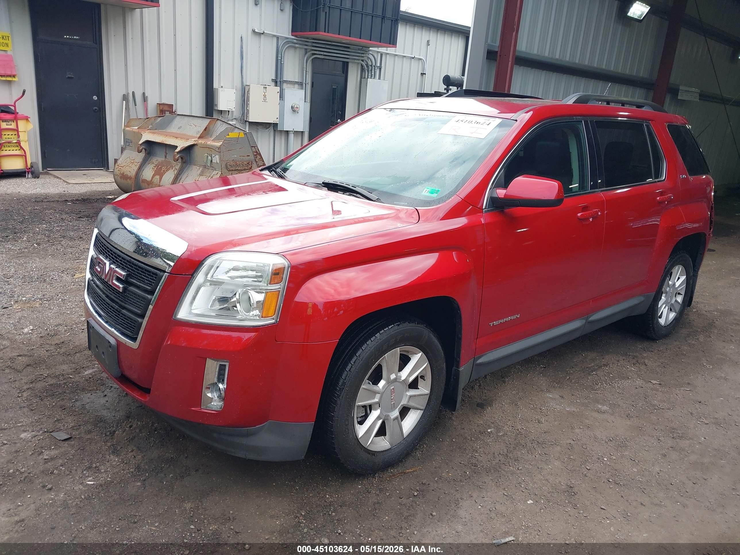 2013 Gmc Terrain Slt-1 Red vin: 2GKFLVEK0D6304391