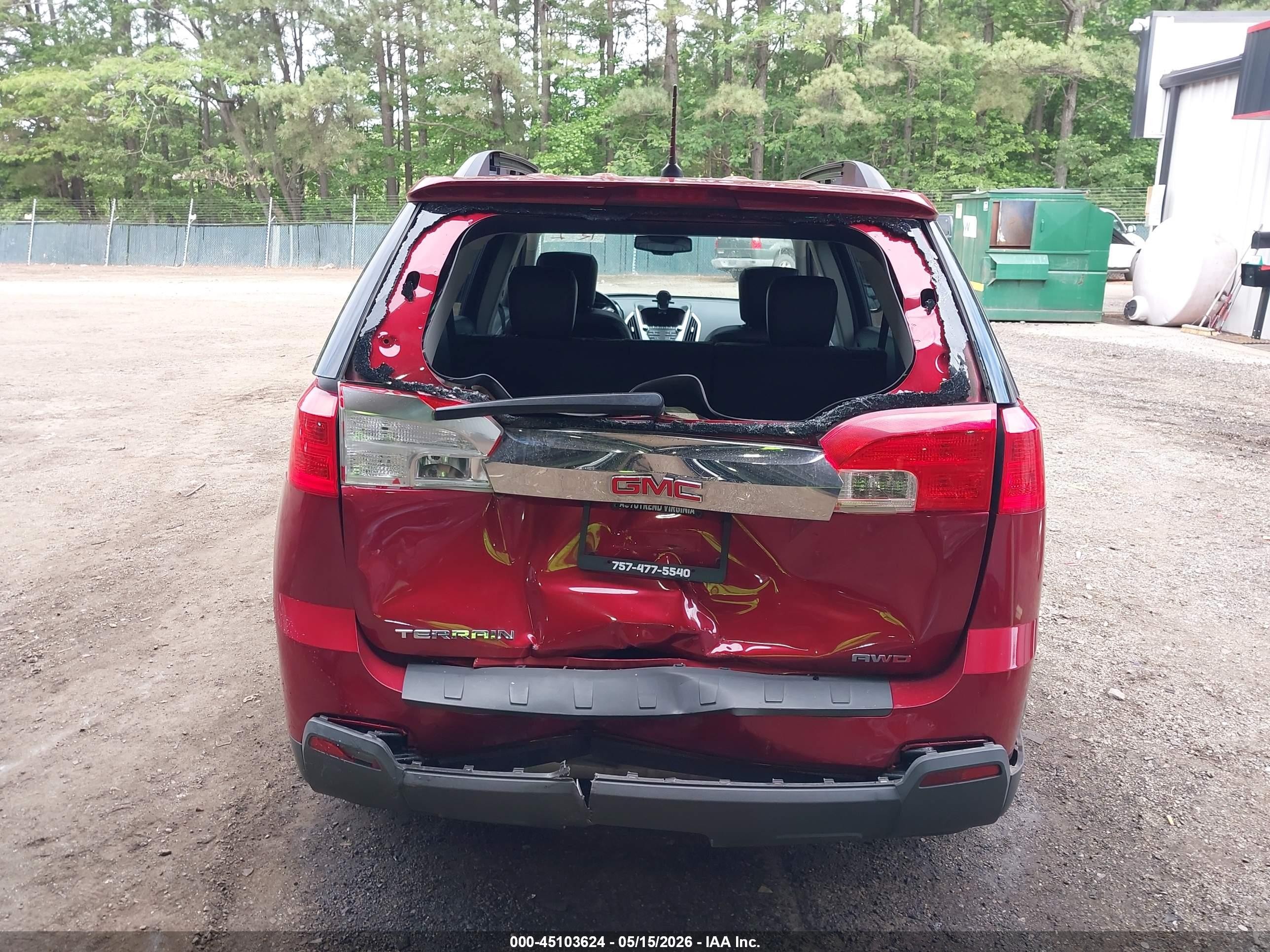2013 Gmc Terrain Slt-1 Red vin: 2GKFLVEK0D6304391