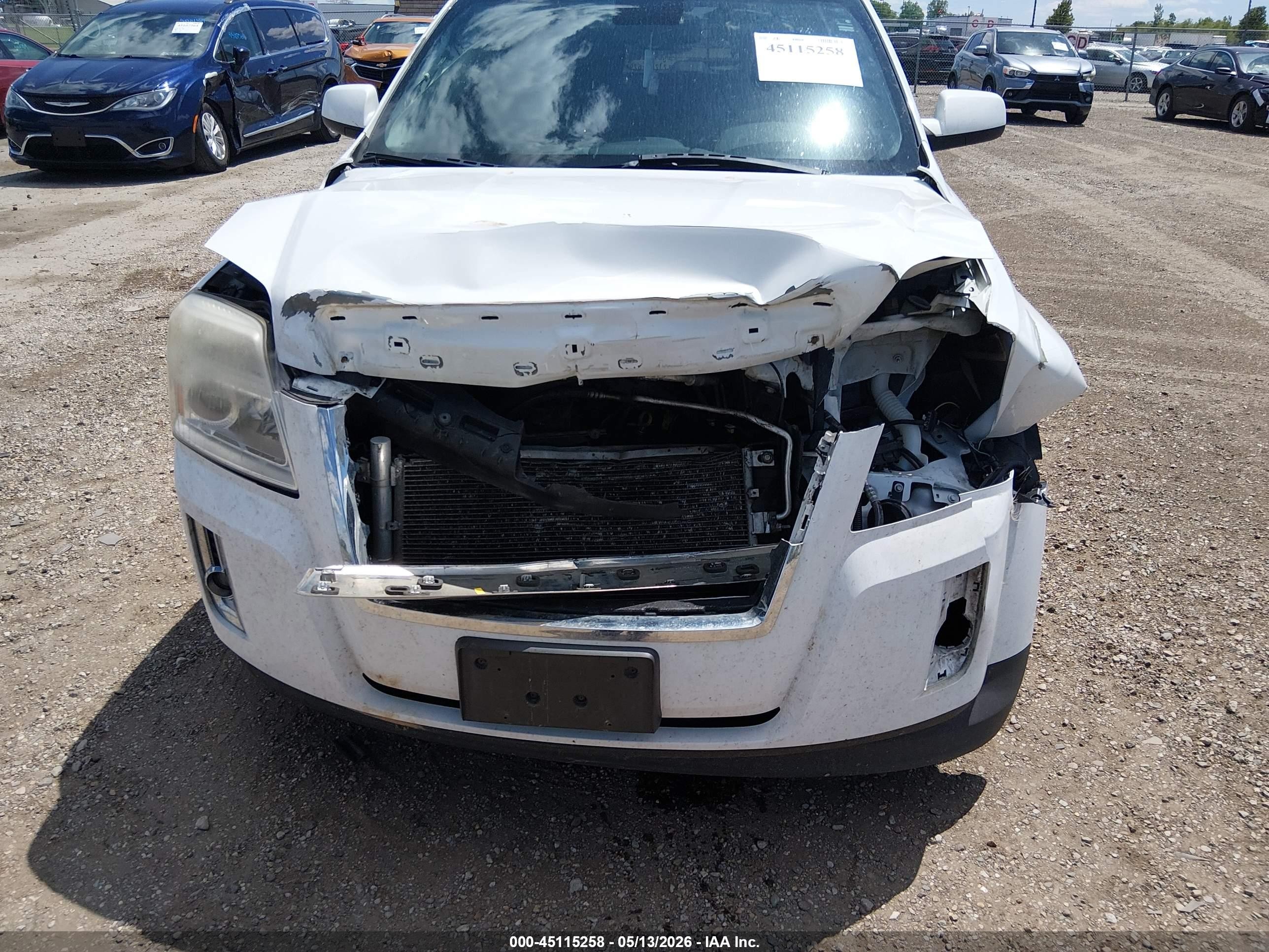 2014 Gmc Terrain Sle-1 White vin: 2GKFLVEK0E6359702