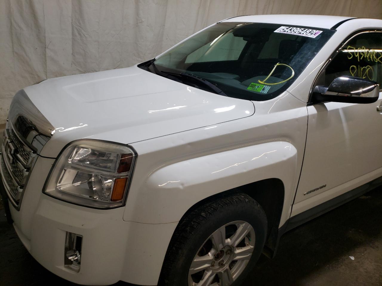 2015 Gmc Terrain Sle White vin: 2GKFLVEK0F6352380