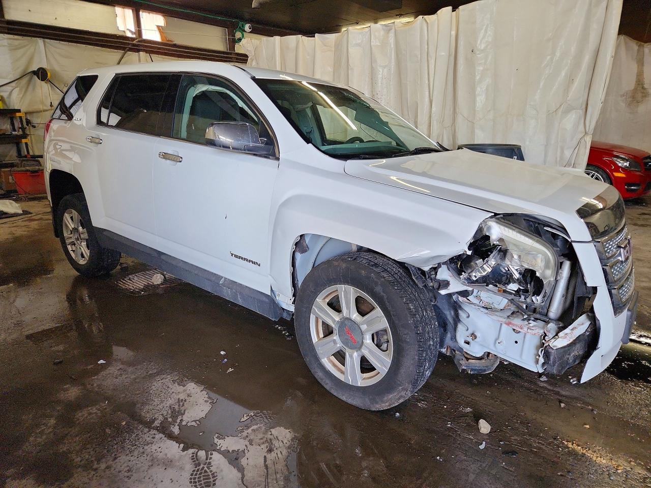 2015 Gmc Terrain Sle White vin: 2GKFLVEK0F6352380