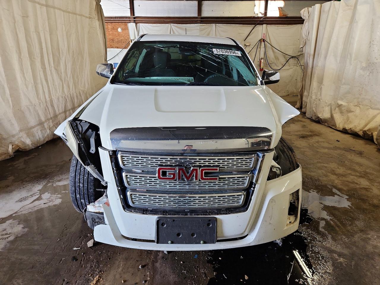 2015 Gmc Terrain Sle White vin: 2GKFLVEK0F6352380