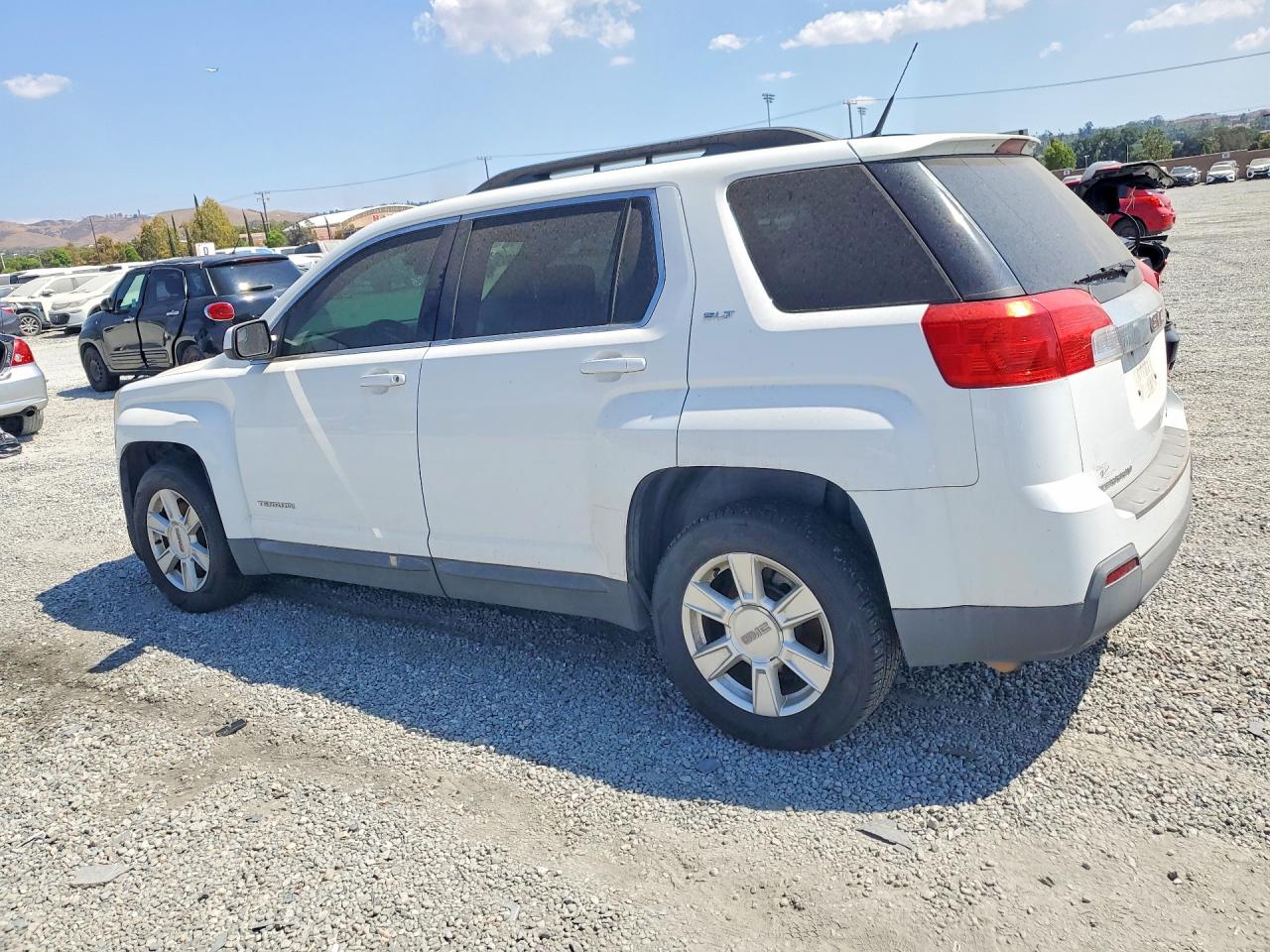 2013 Gmc Terrain Slt White vin: 2GKFLVEK1D6128354