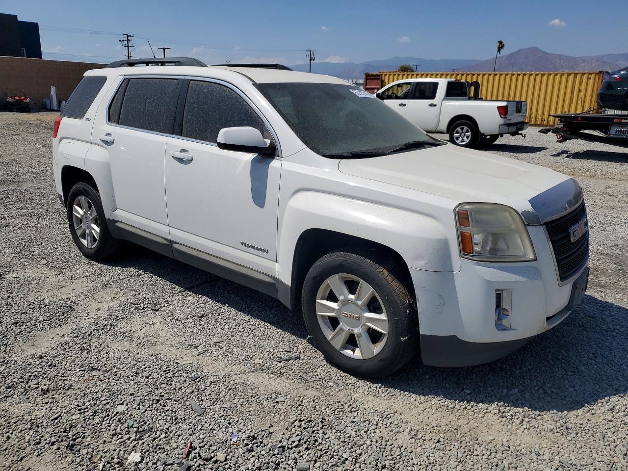 2013 Gmc Terrain Slt White vin: 2GKFLVEK1D6128354