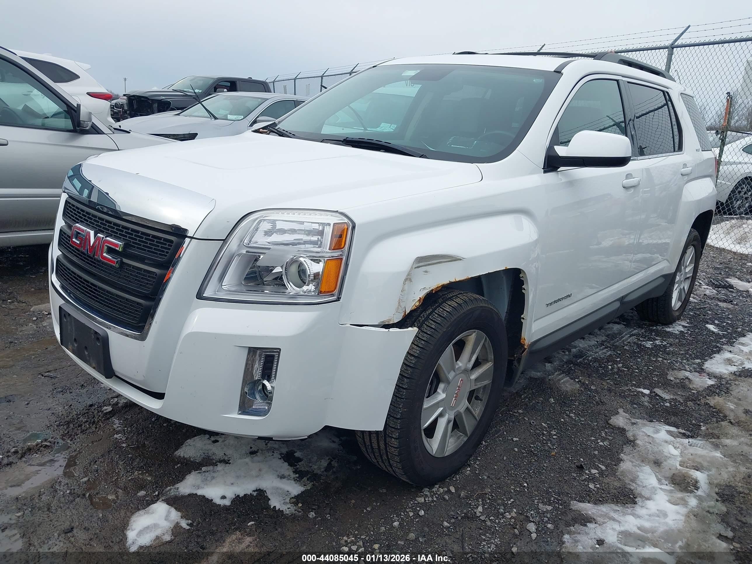 2013 Gmc Terrain Slt-1 White vin: 2GKFLVEK1D6339781