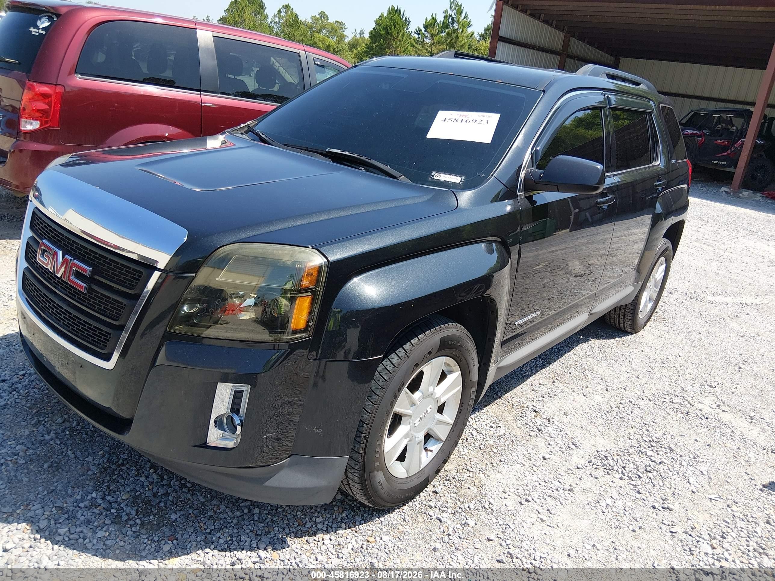 2013 Gmc Terrain Slt-1 Black vin: 2GKFLVEK1D6351784