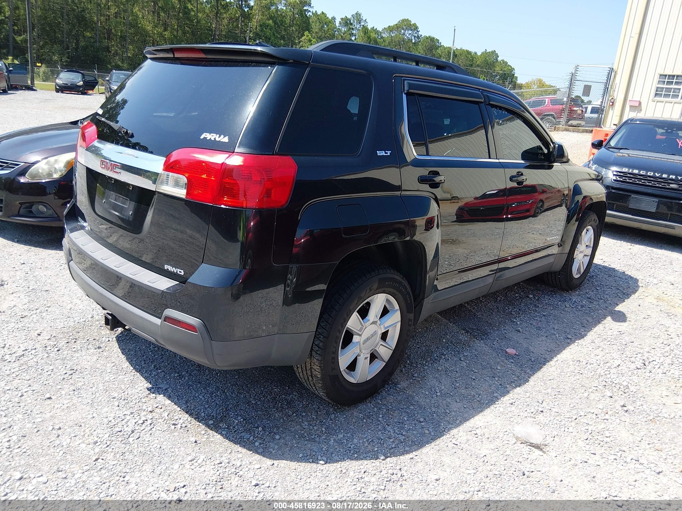 2013 Gmc Terrain Slt-1 Black vin: 2GKFLVEK1D6351784