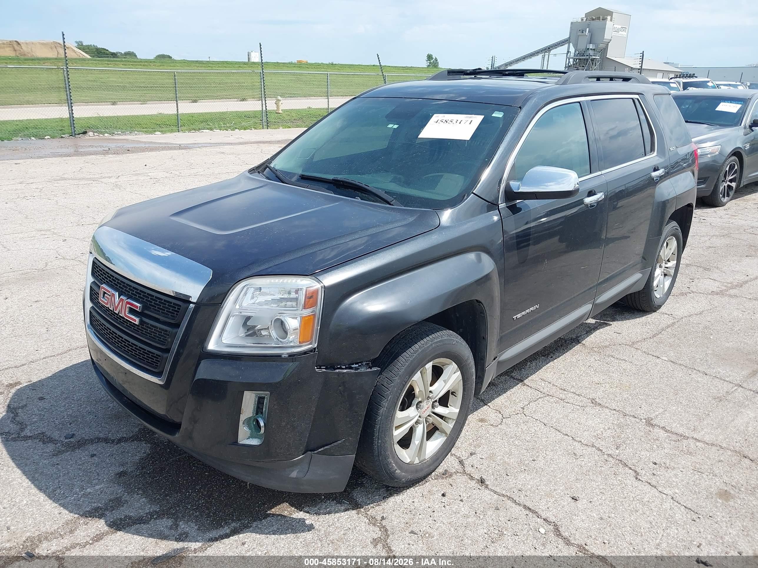 2013 Gmc Terrain Slt-1 Black vin: 2GKFLVEK1D6384431