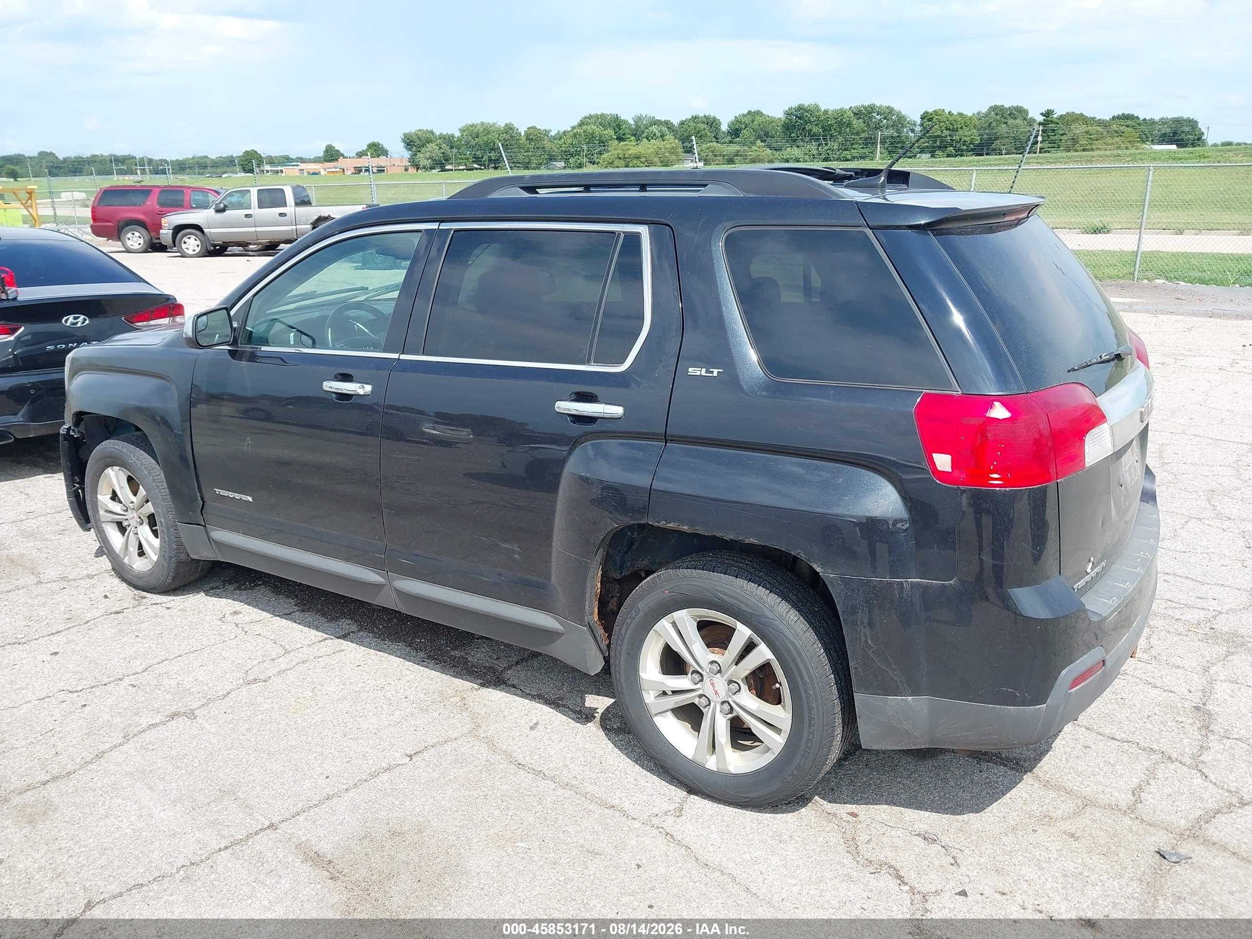 2013 Gmc Terrain Slt-1 Black vin: 2GKFLVEK1D6384431