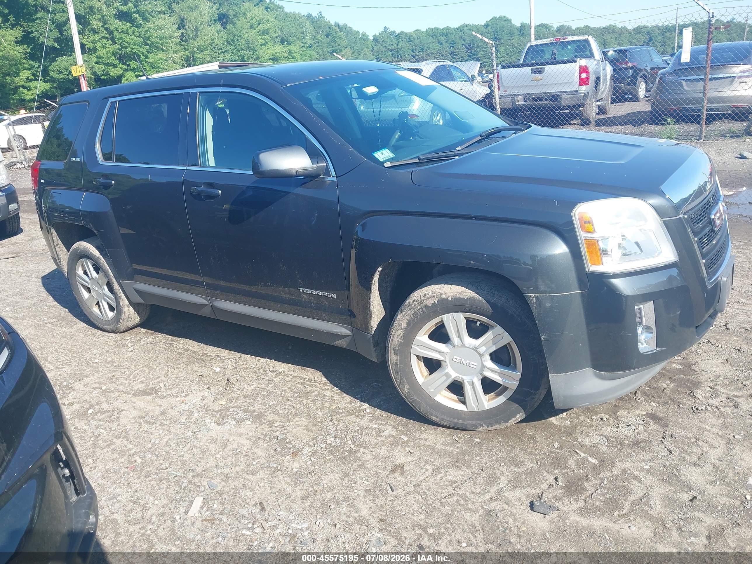 2014 Gmc Terrain Sle-1 Black vin: 2GKFLVEK1E6147150