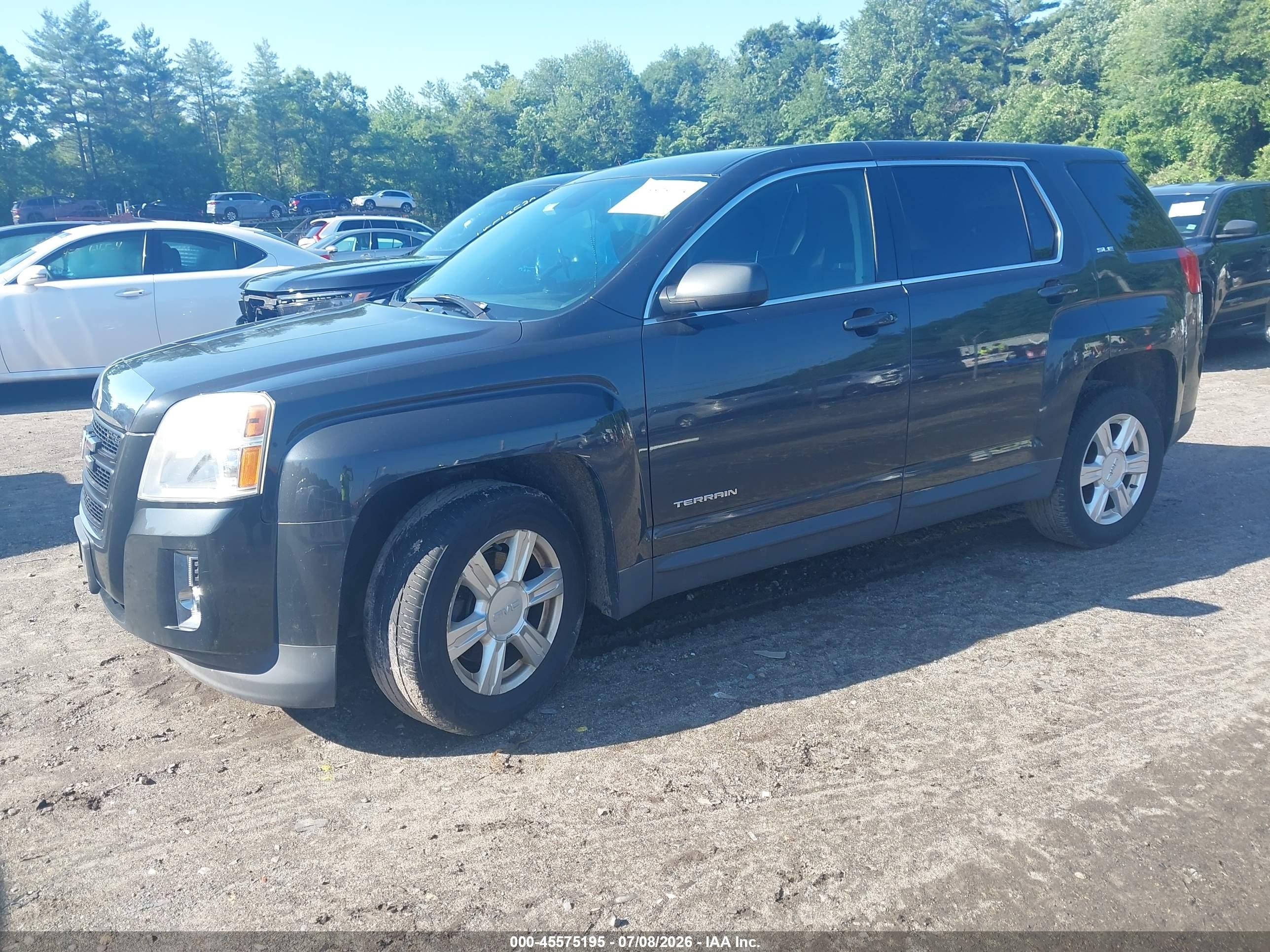 2014 Gmc Terrain Sle-1 Black vin: 2GKFLVEK1E6147150
