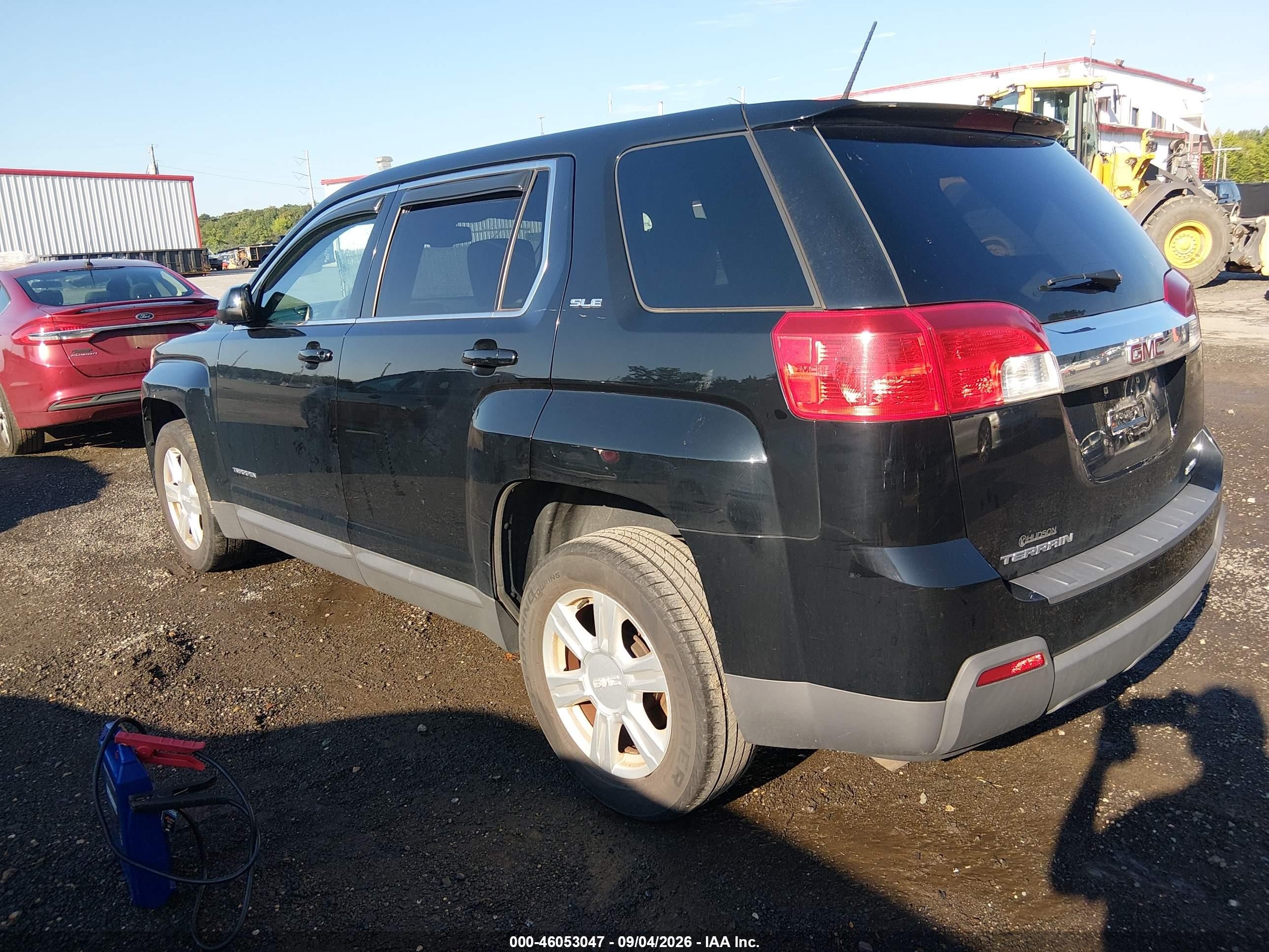 2014 Gmc Terrain Sle-1 Black vin: 2GKFLVEK1E6178043