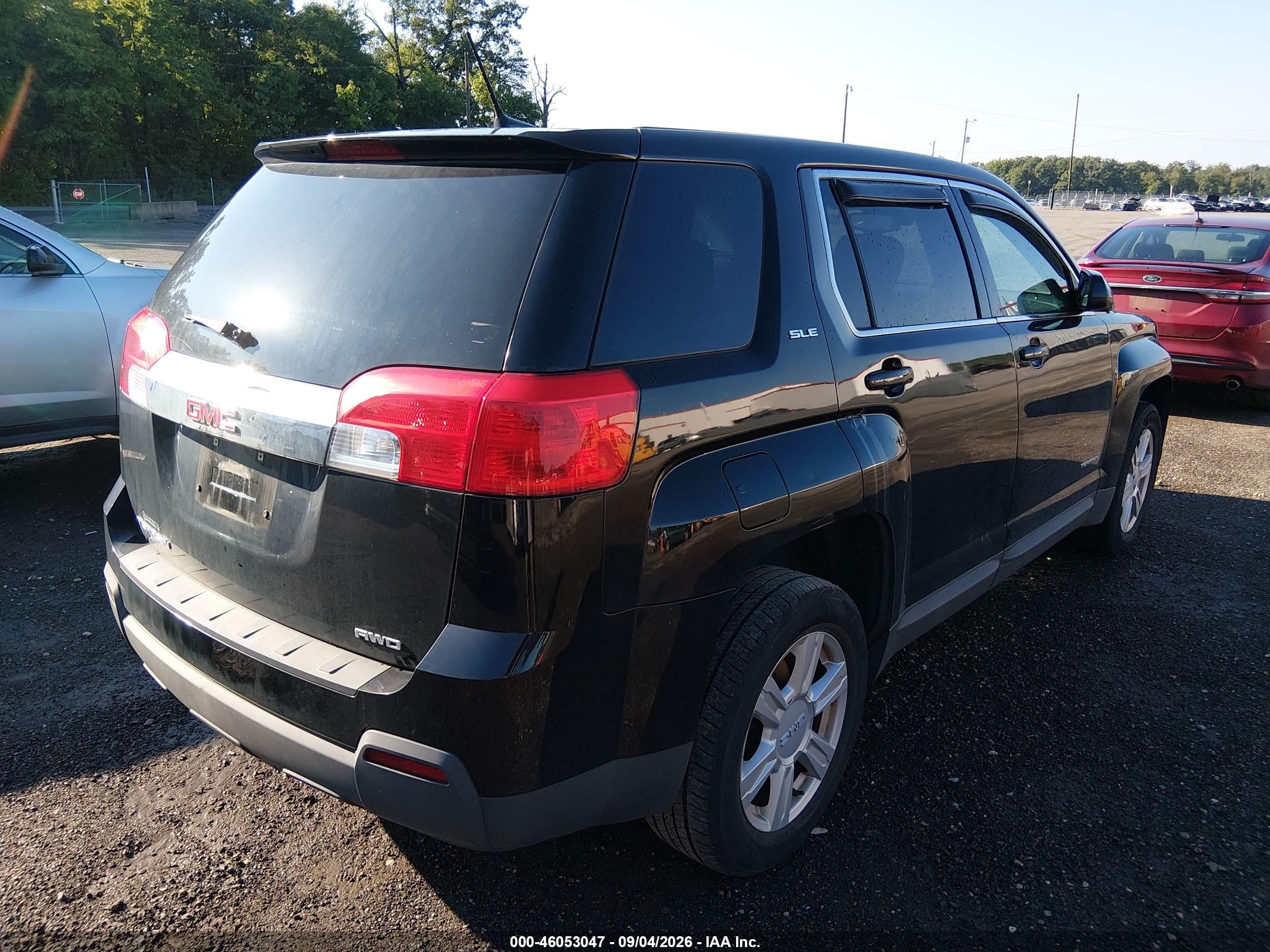 2014 Gmc Terrain Sle-1 Black vin: 2GKFLVEK1E6178043