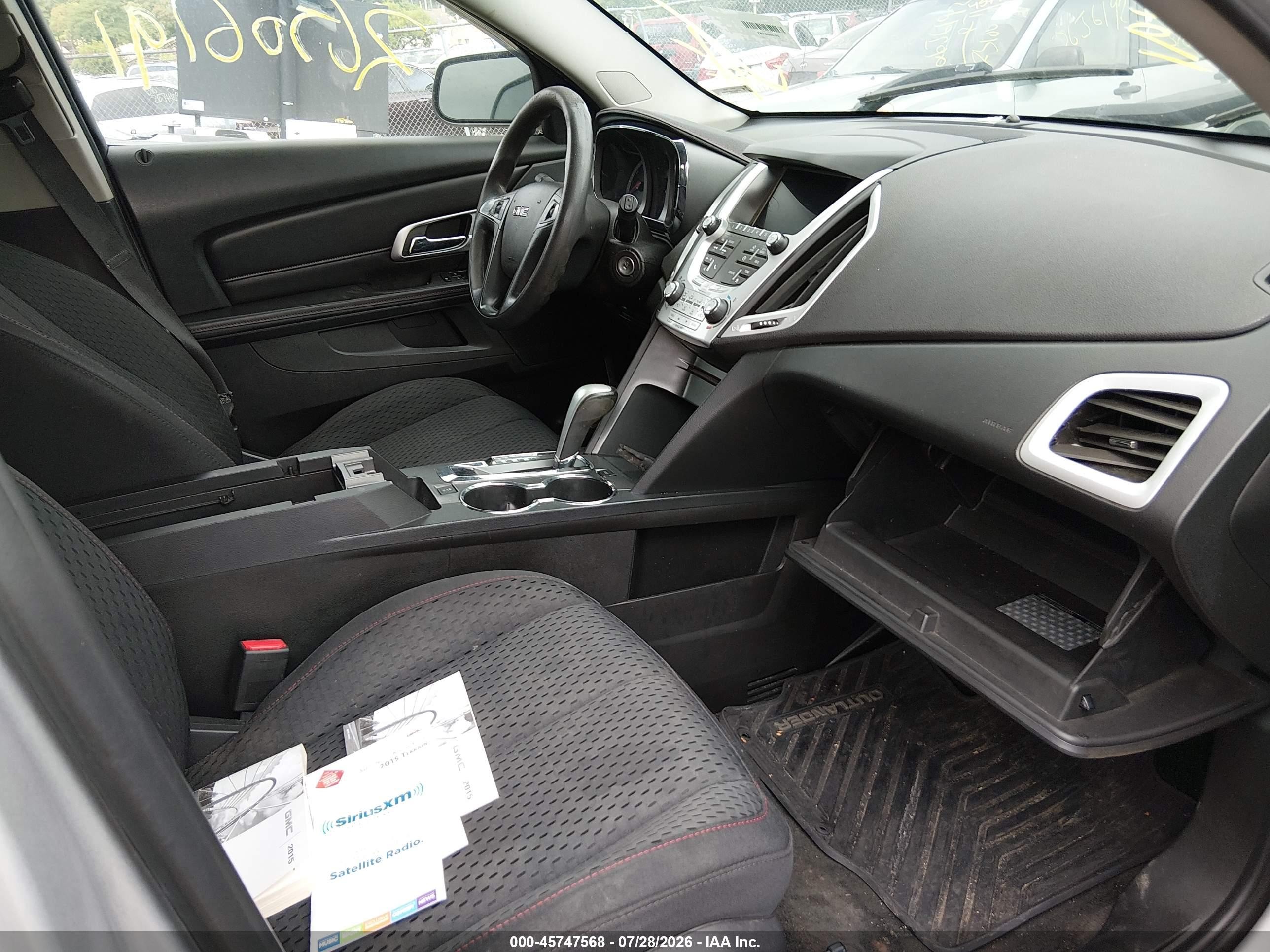 2015 Gmc Terrain Sle-1 Серый vin: 2GKFLVEK1F6304354