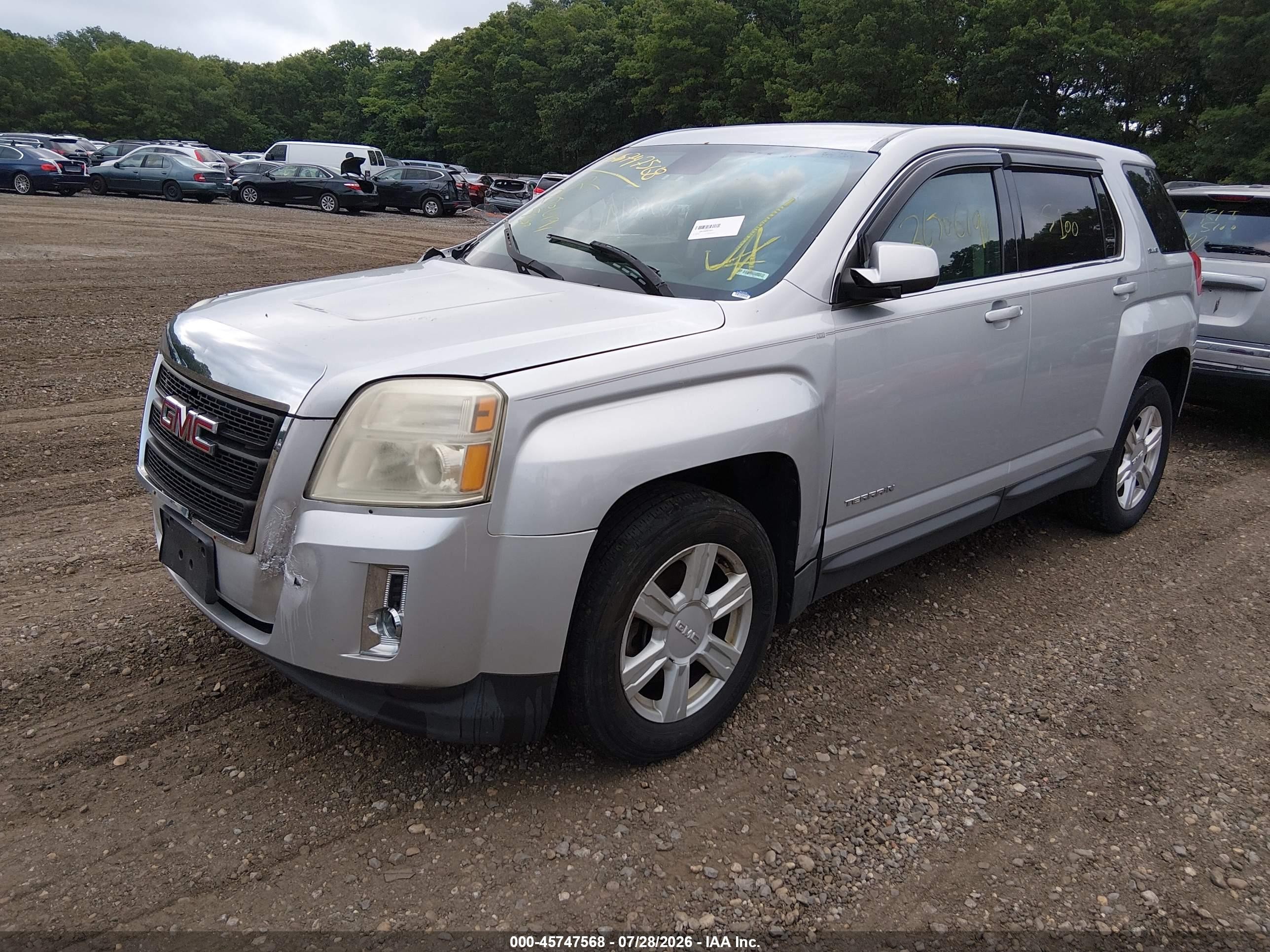 2015 Gmc Terrain Sle-1 Серый vin: 2GKFLVEK1F6304354