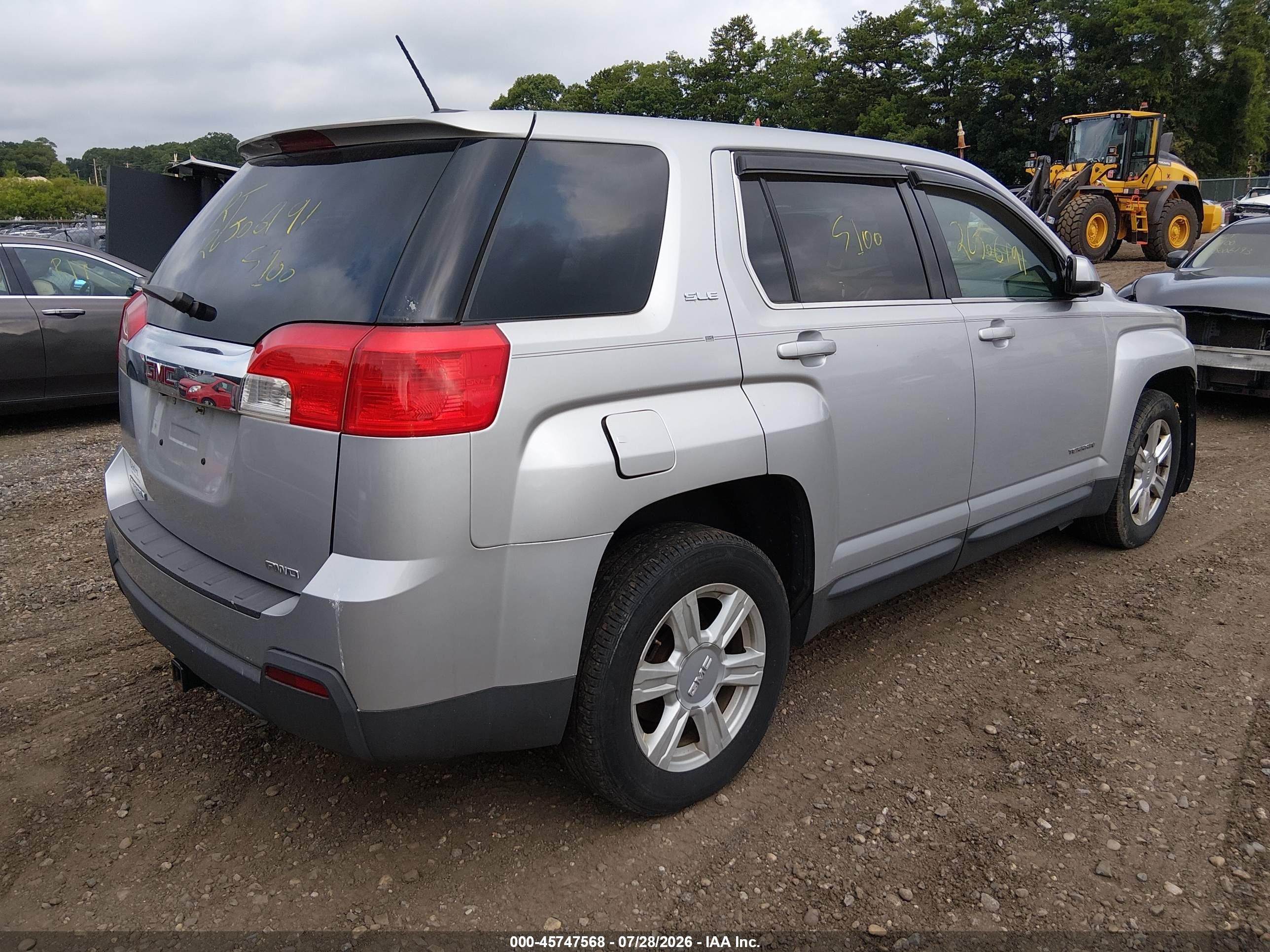 2015 Gmc Terrain Sle-1 Серый vin: 2GKFLVEK1F6304354