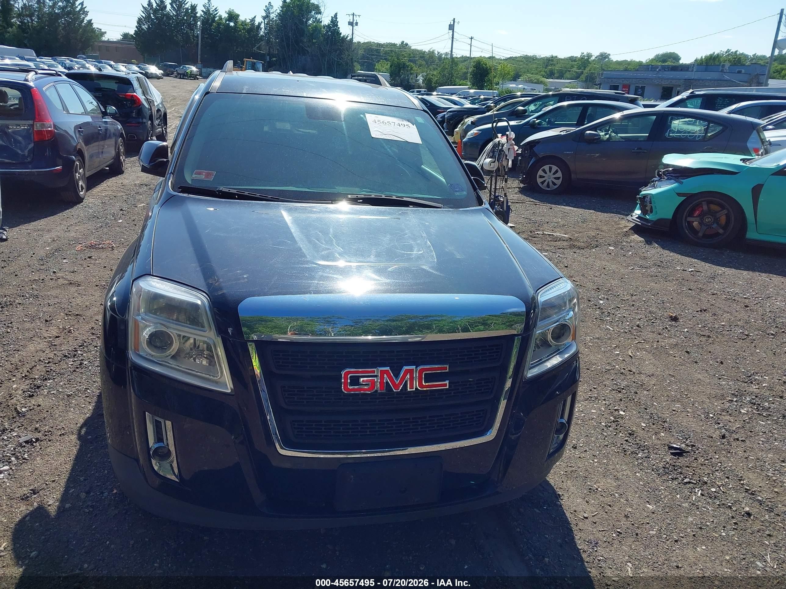 2012 Gmc Terrain Slt-1 Black vin: 2GKFLVEK2C6216523