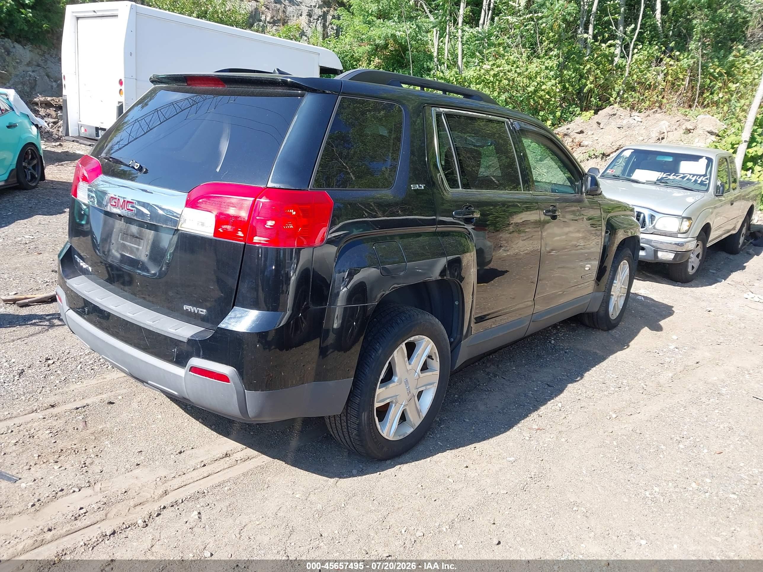 2012 Gmc Terrain Slt-1 Black vin: 2GKFLVEK2C6216523