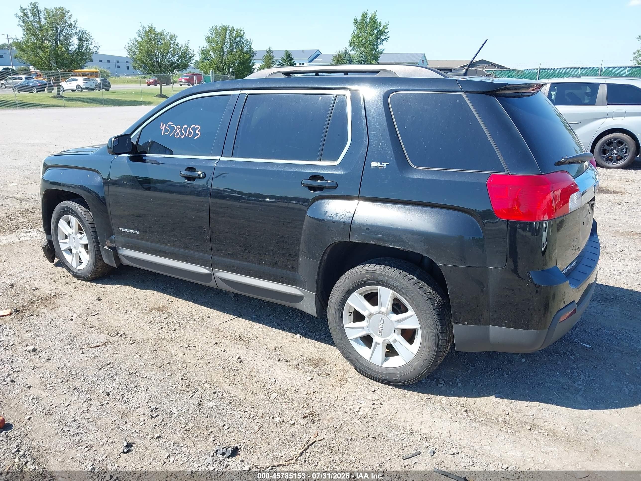 2013 Gmc Terrain Slt-1 Black vin: 2GKFLVEK2D6175697