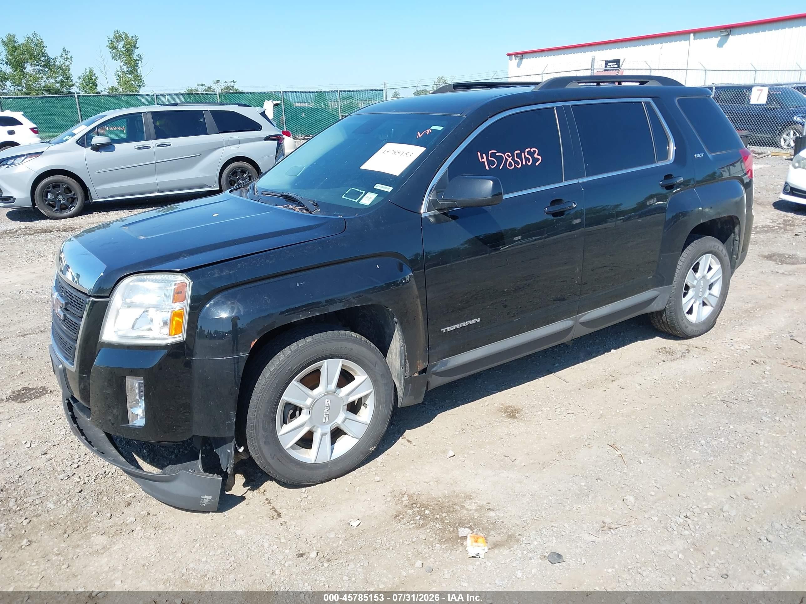 2013 Gmc Terrain Slt-1 Black vin: 2GKFLVEK2D6175697