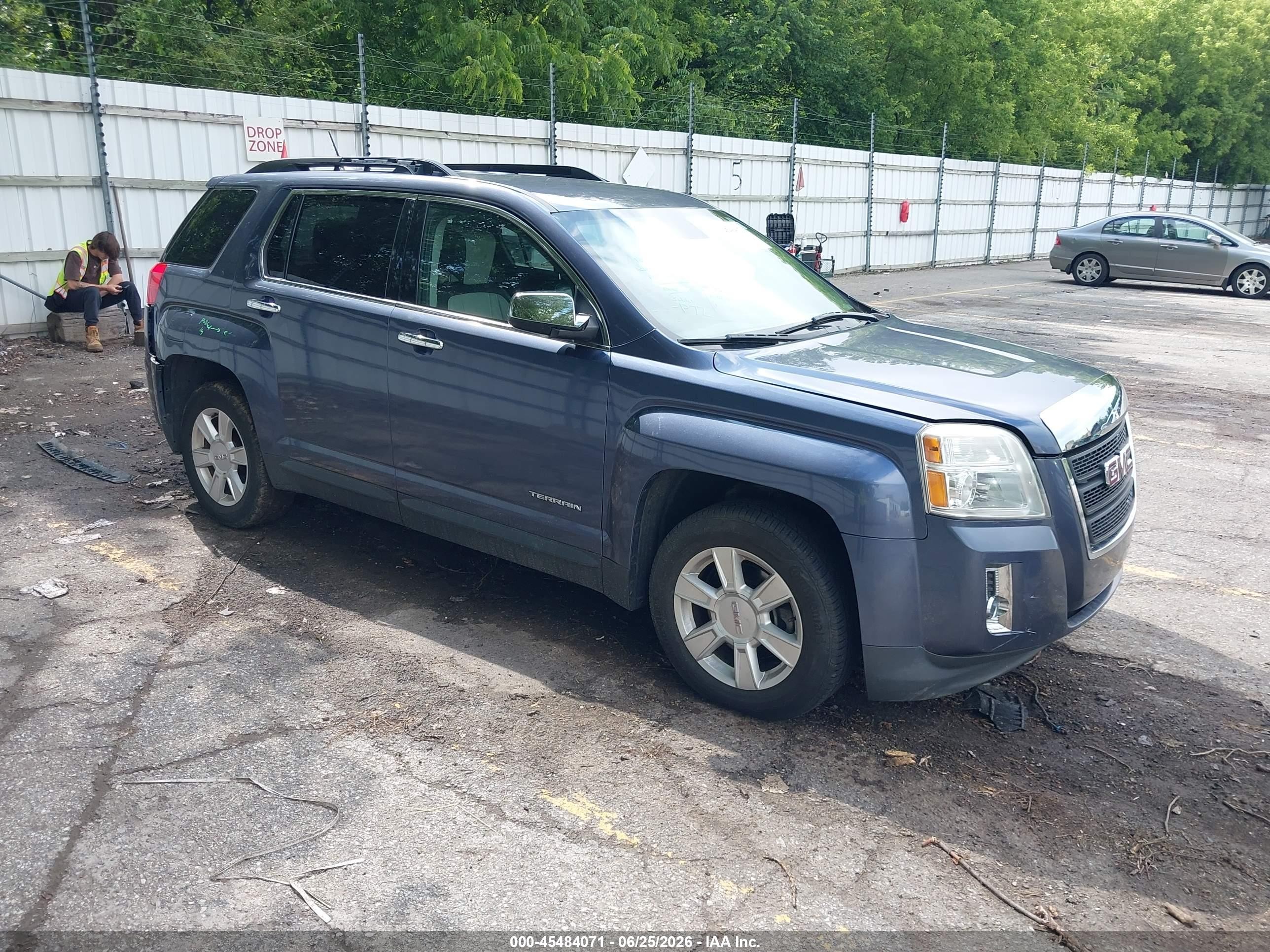 2013 Gmc Terrain Slt-1 Blue vin: 2GKFLVEK2D6180804