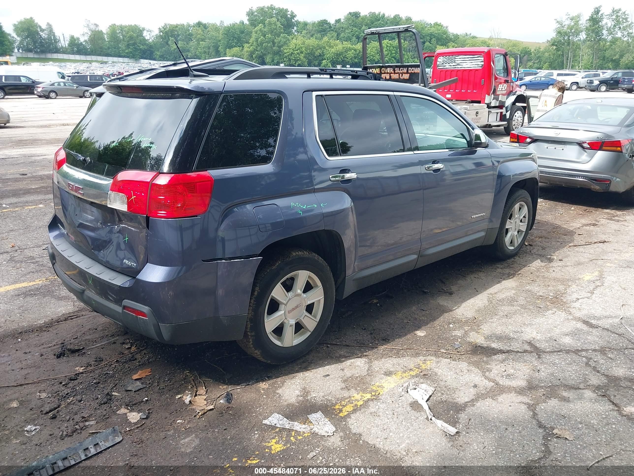 2013 Gmc Terrain Slt-1 Blue vin: 2GKFLVEK2D6180804